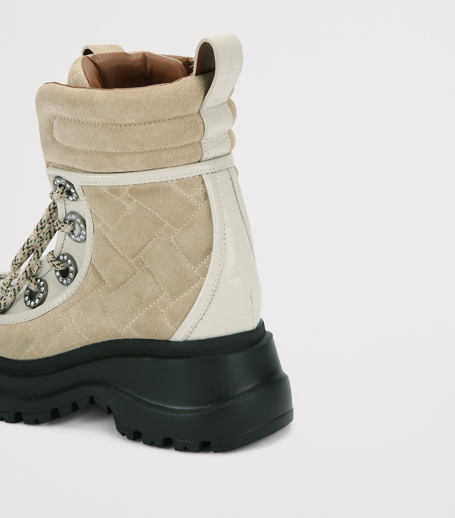 Embellished Kensington Hiker Boots BEIGE Image 2