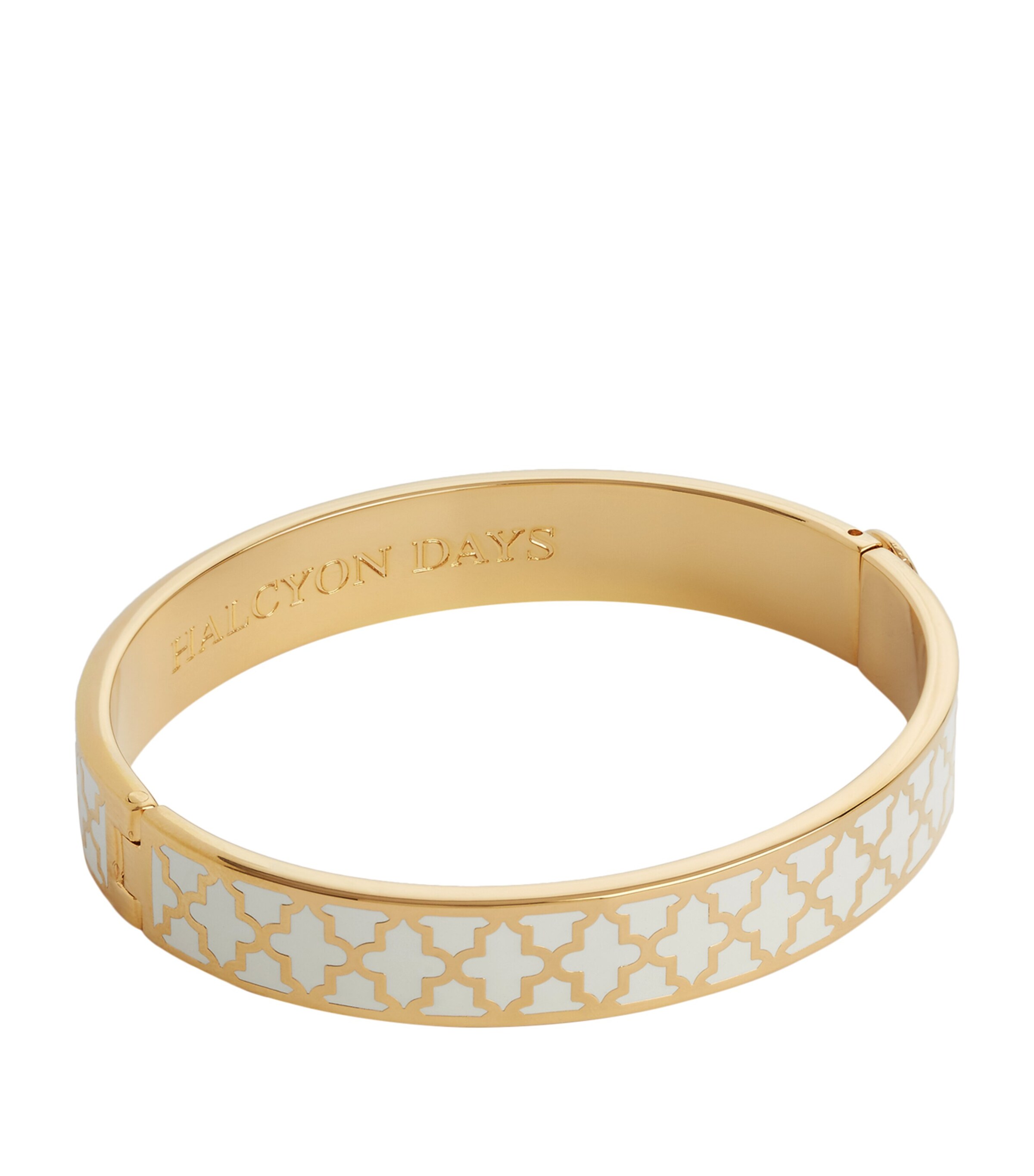Gold-Plated Agama Bangle CREAM/GOLD Image 3
