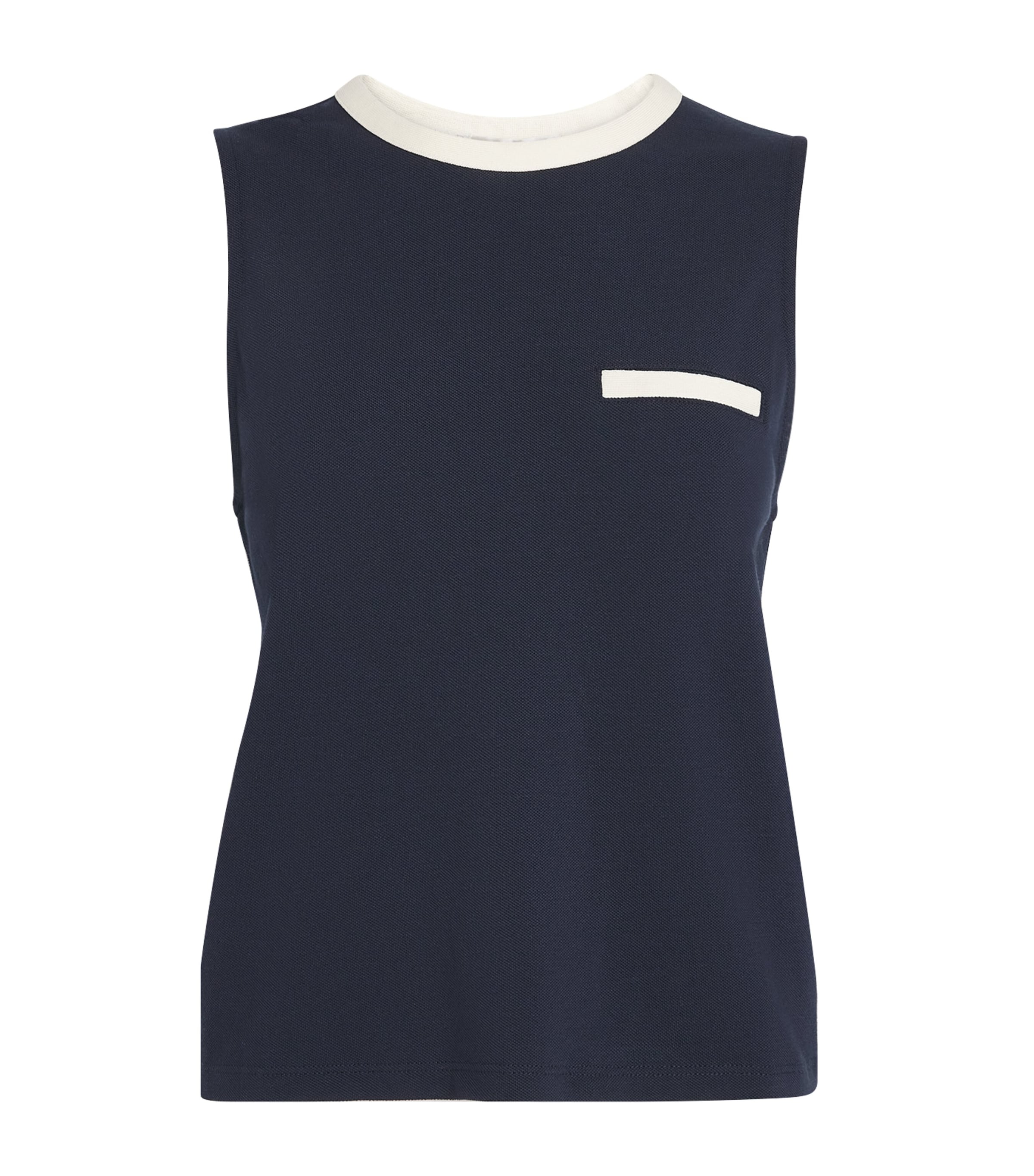 Piqué Tank Top NAVY MULTI Image 1