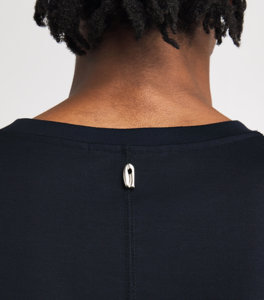 Cotton T-Shirt NAVY Image 6