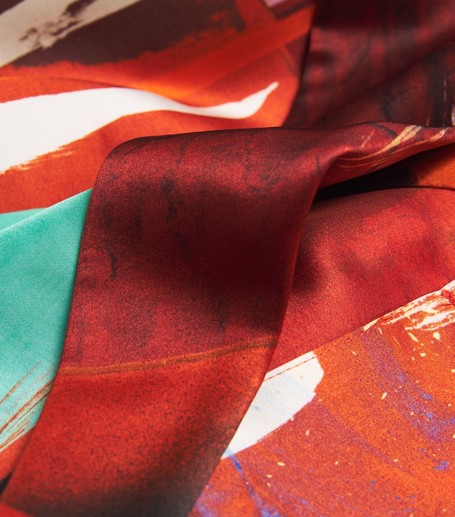 Printed Jana Blouse BLOOD ORANGE Image 5