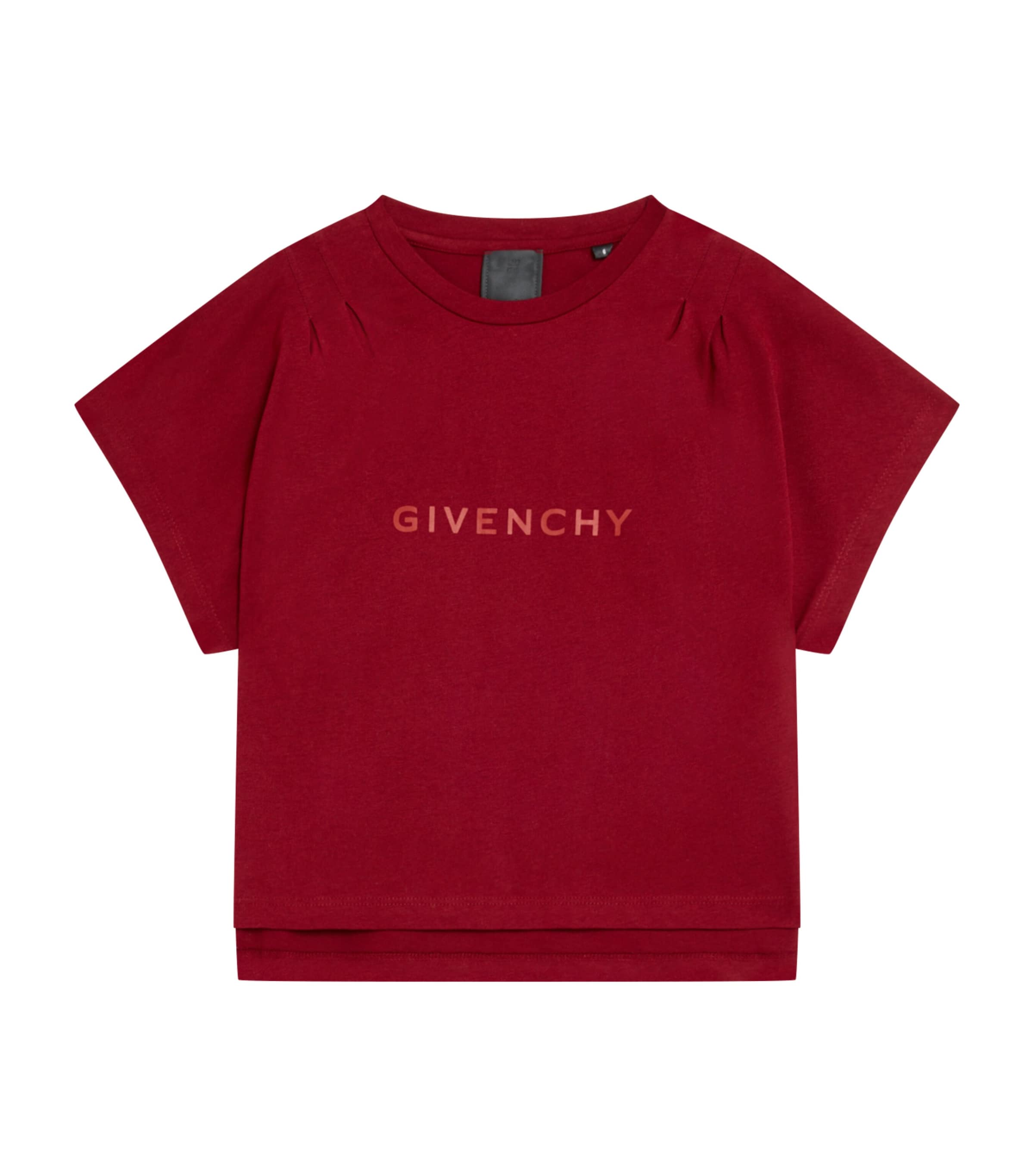 Givenchy Cotton Logo T-shirt In Red