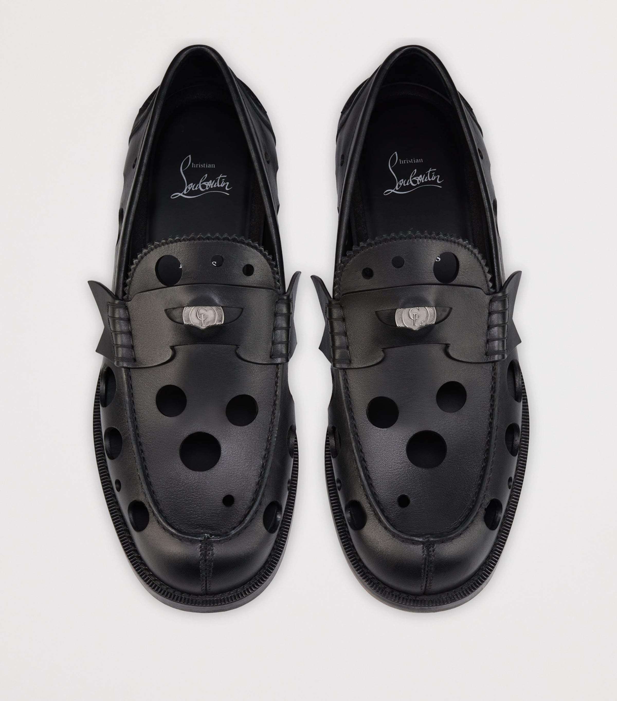 Christian Louboutin The Plato Dots Leather Loafers Image 2