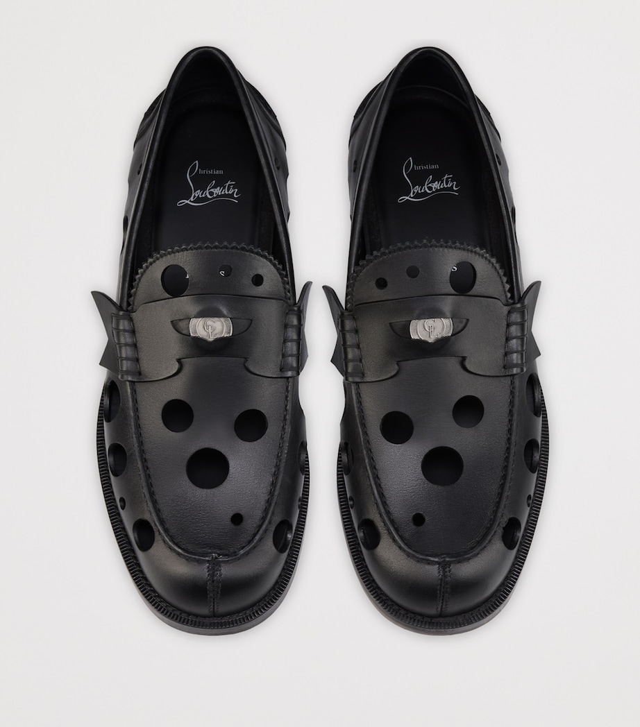 Christian Louboutin The Plato Dots Leather Loafers Image 2