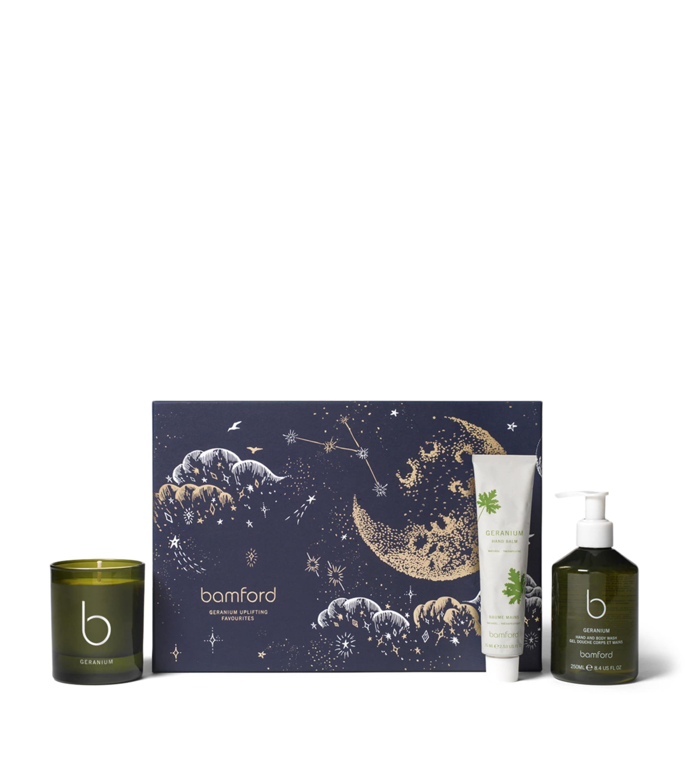 Bamford Geranium Uplifting Gift Set In Blue