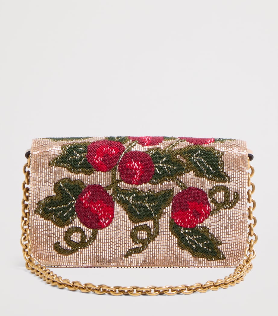 Small Silk Vain Cherry Clutch Bag 9QQ Image 3