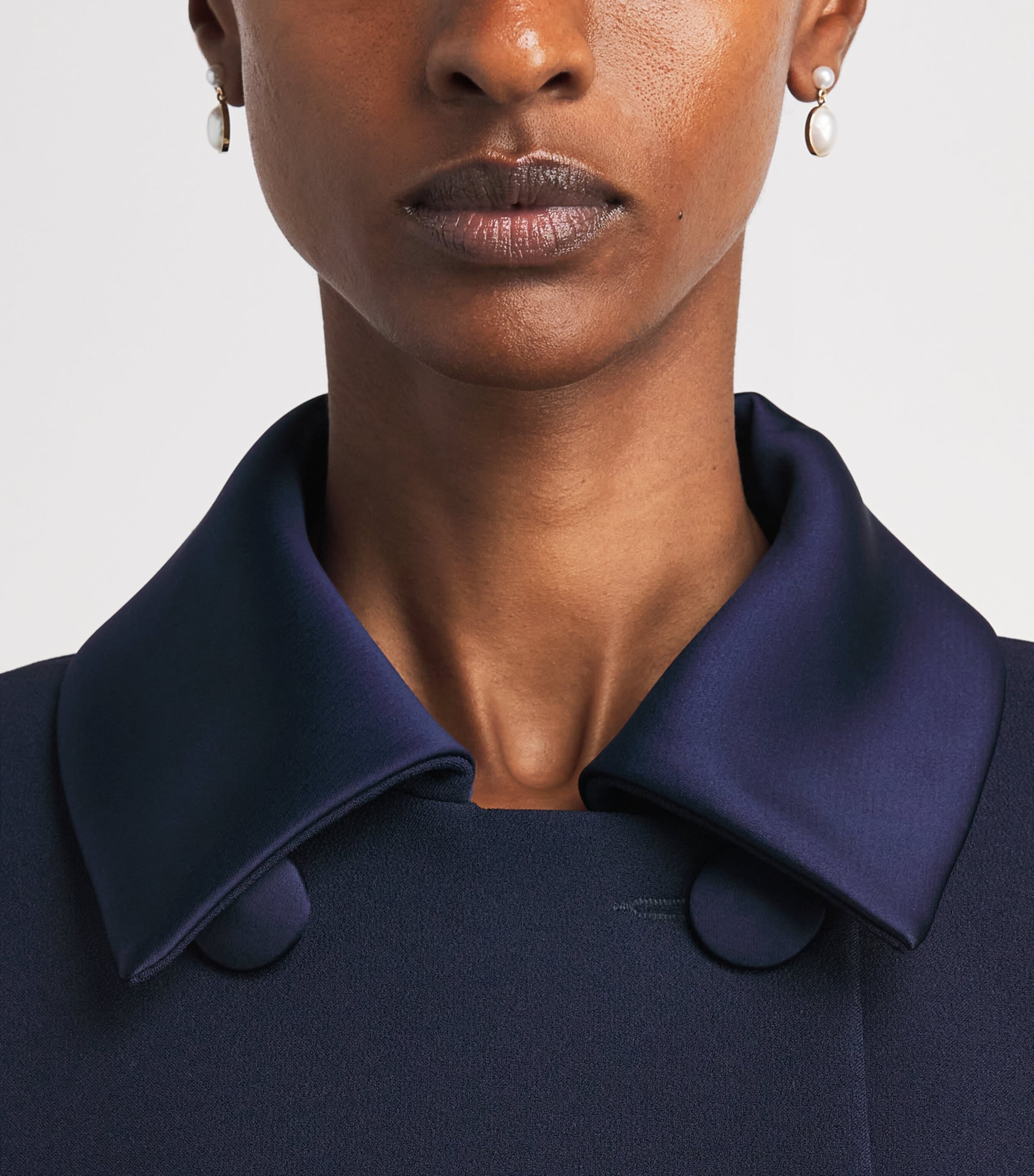 Safiyaa Womens Double-Breasted Blazer Maritime Blue Image 3