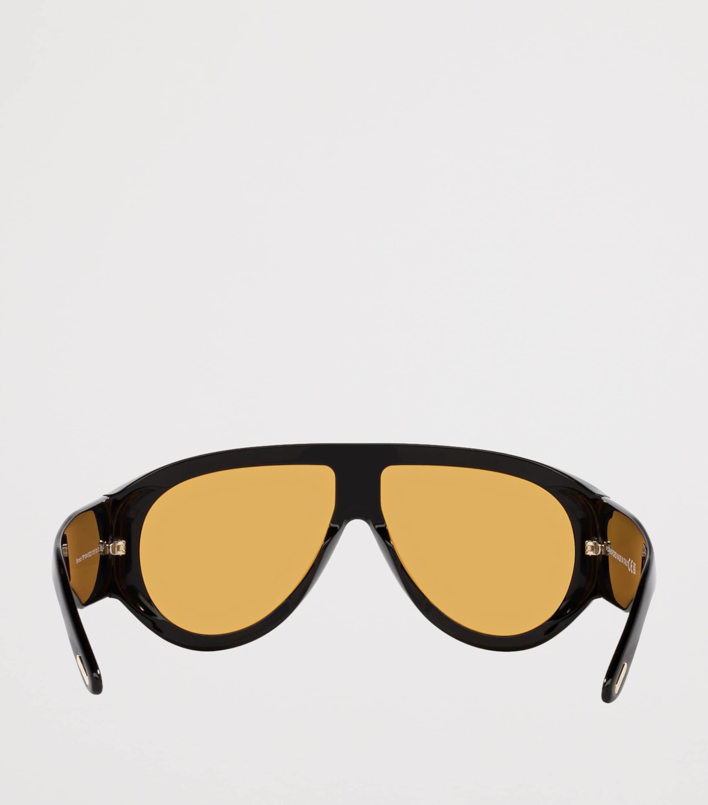 TOM FORD Acetate Bronson Aviator Sunglasses Image 4