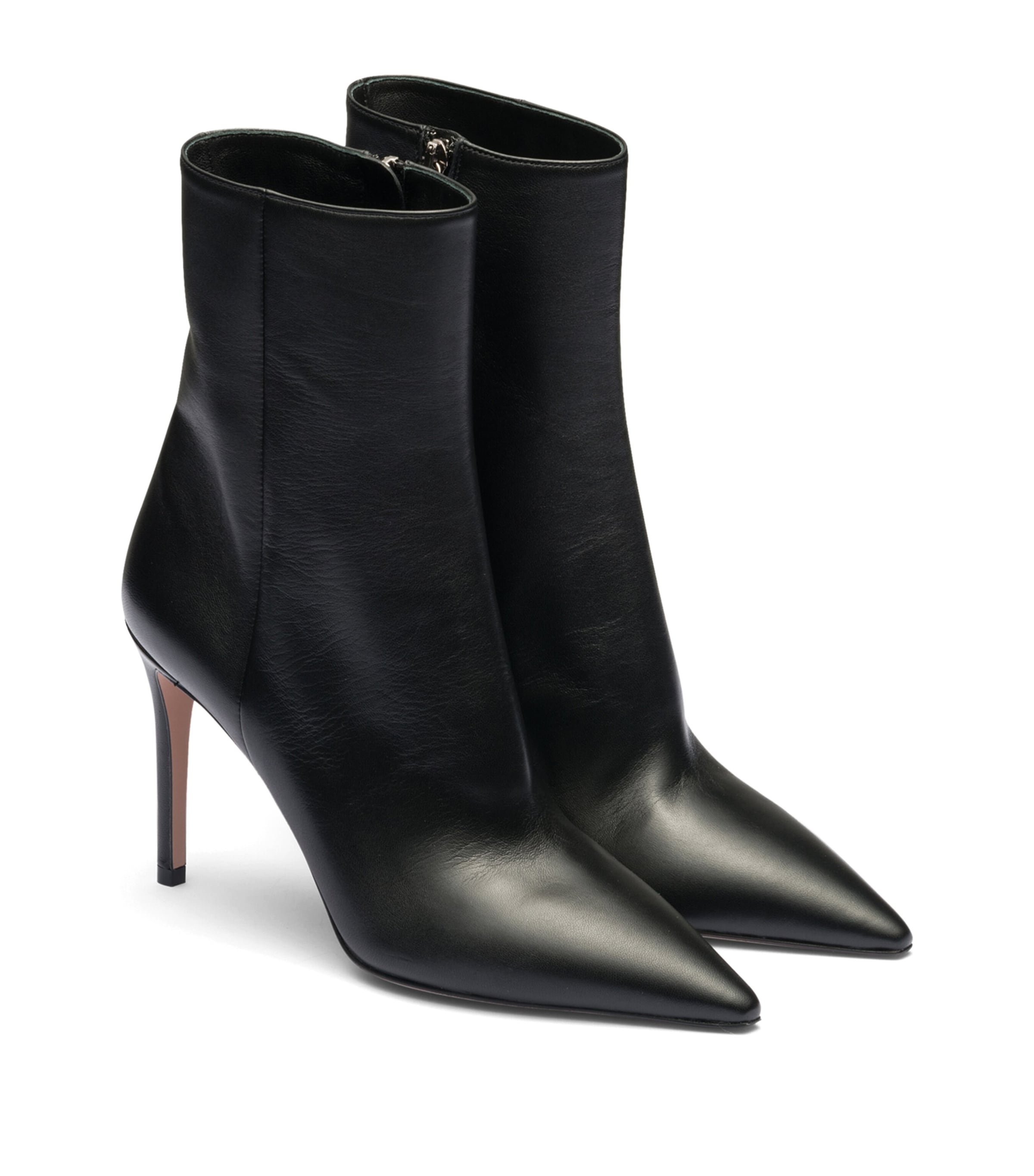 Leather Heeled Boots 95 F0002 Image 3