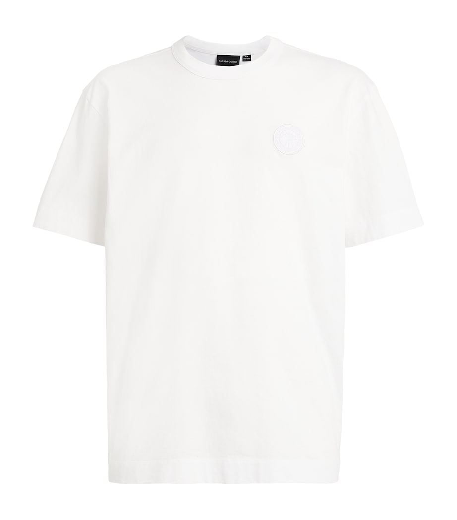 Cotton Gladstone Disk T-Shirt WHITE.25 Image 1