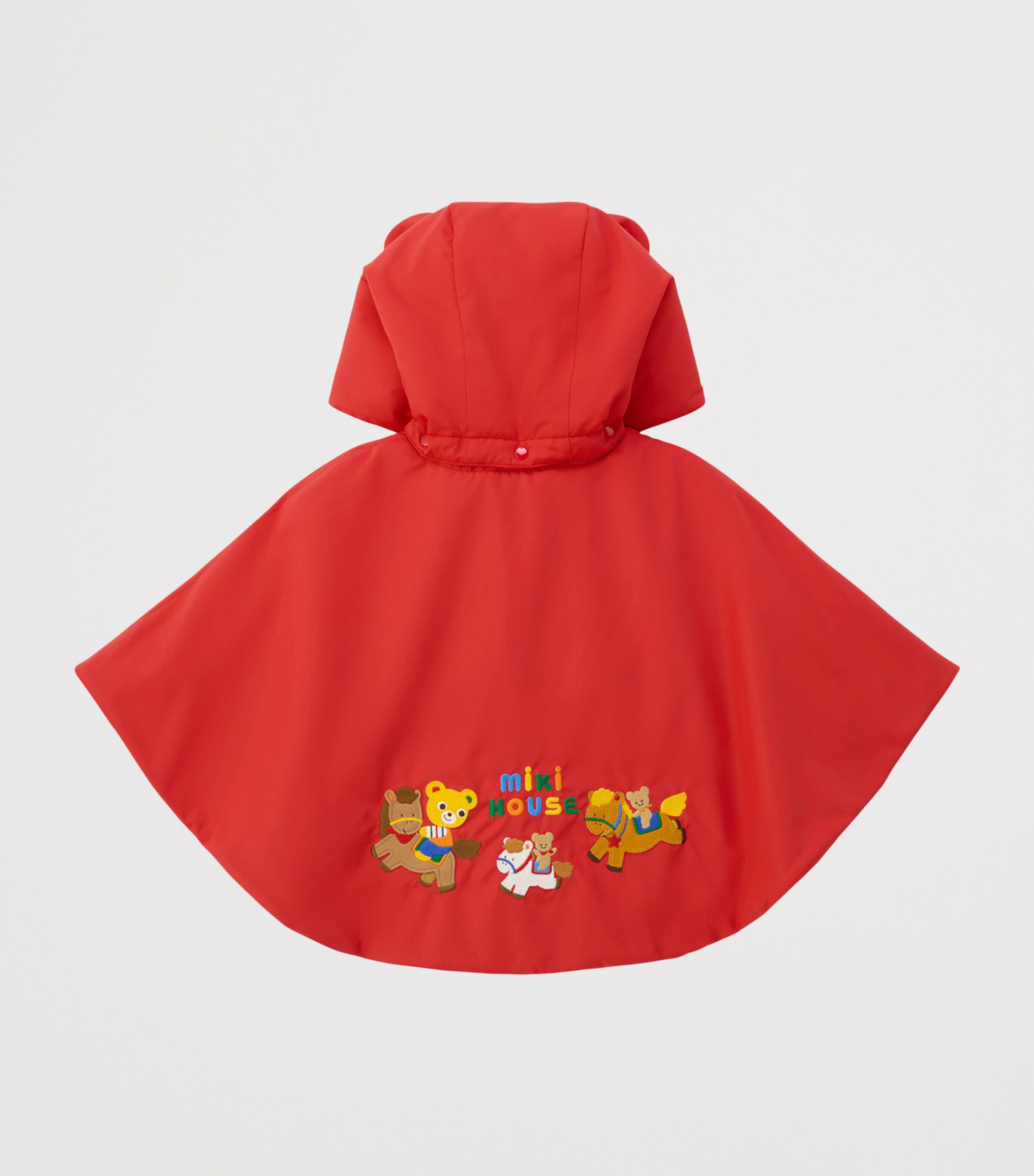 Embroidered Hooded Poncho (One Size) 2 Image 5