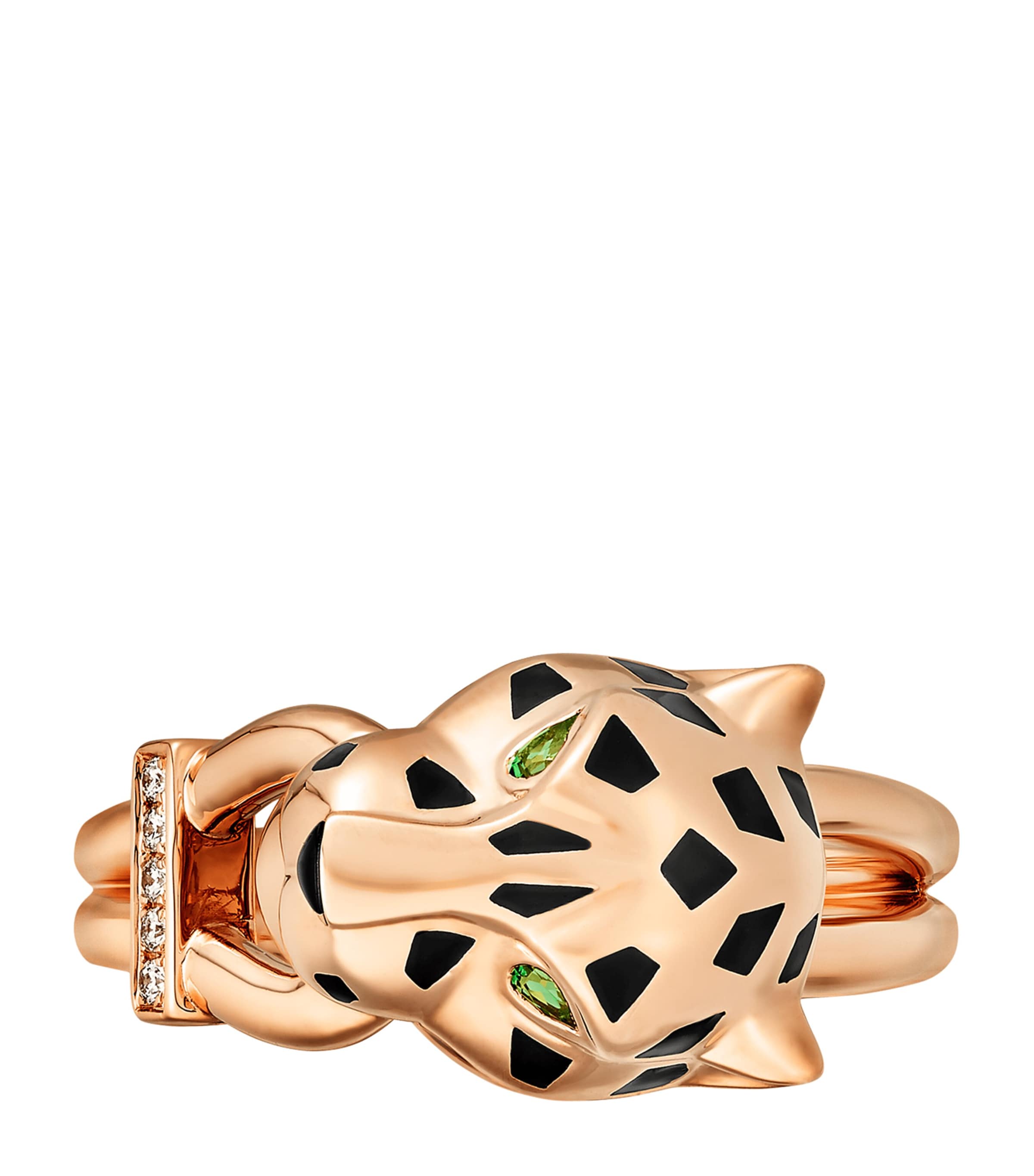 Rose Gold, Diamond, Tsavorite and Onyx Panthère de Cartier Ring ROSE GOLD Image 6