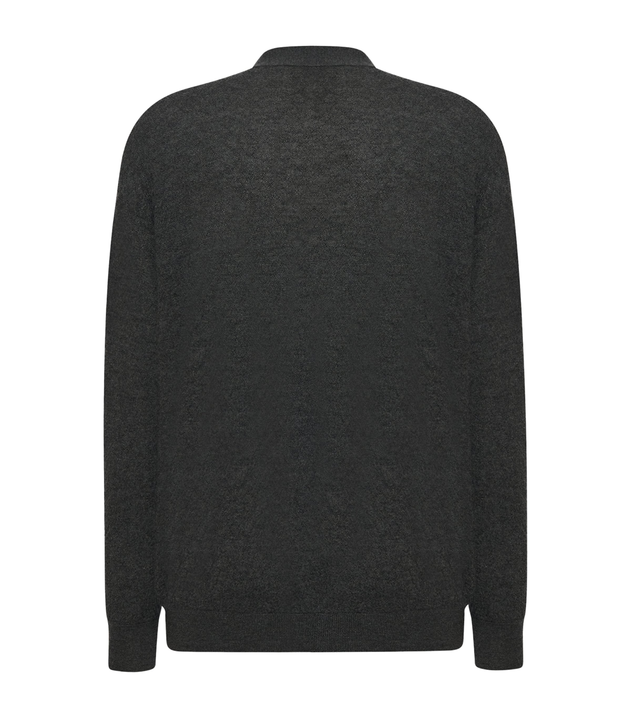 The Row Raimo Cashmere Cardigan In Black
