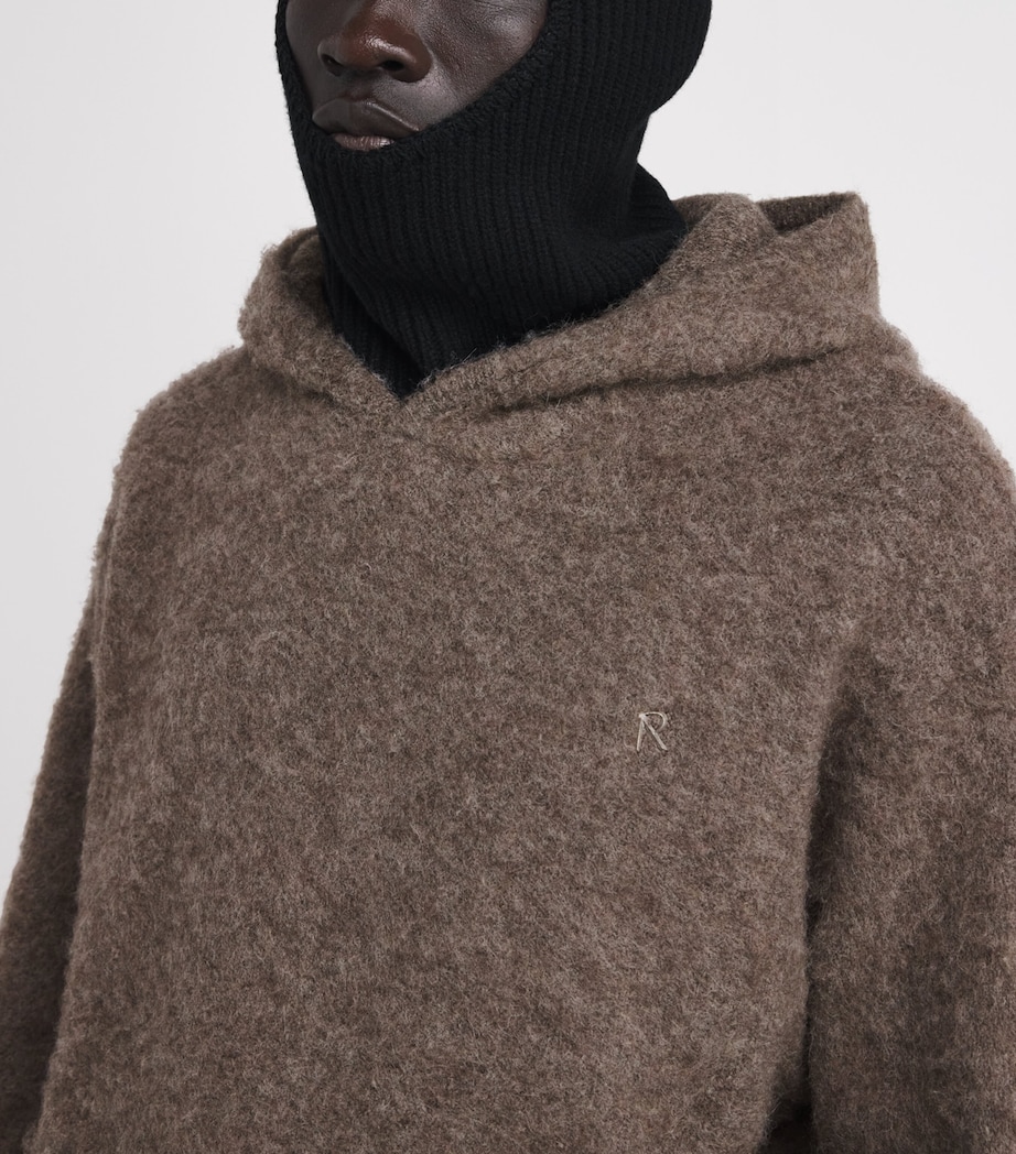 Brushed Borg Hoodie NERO Image 6