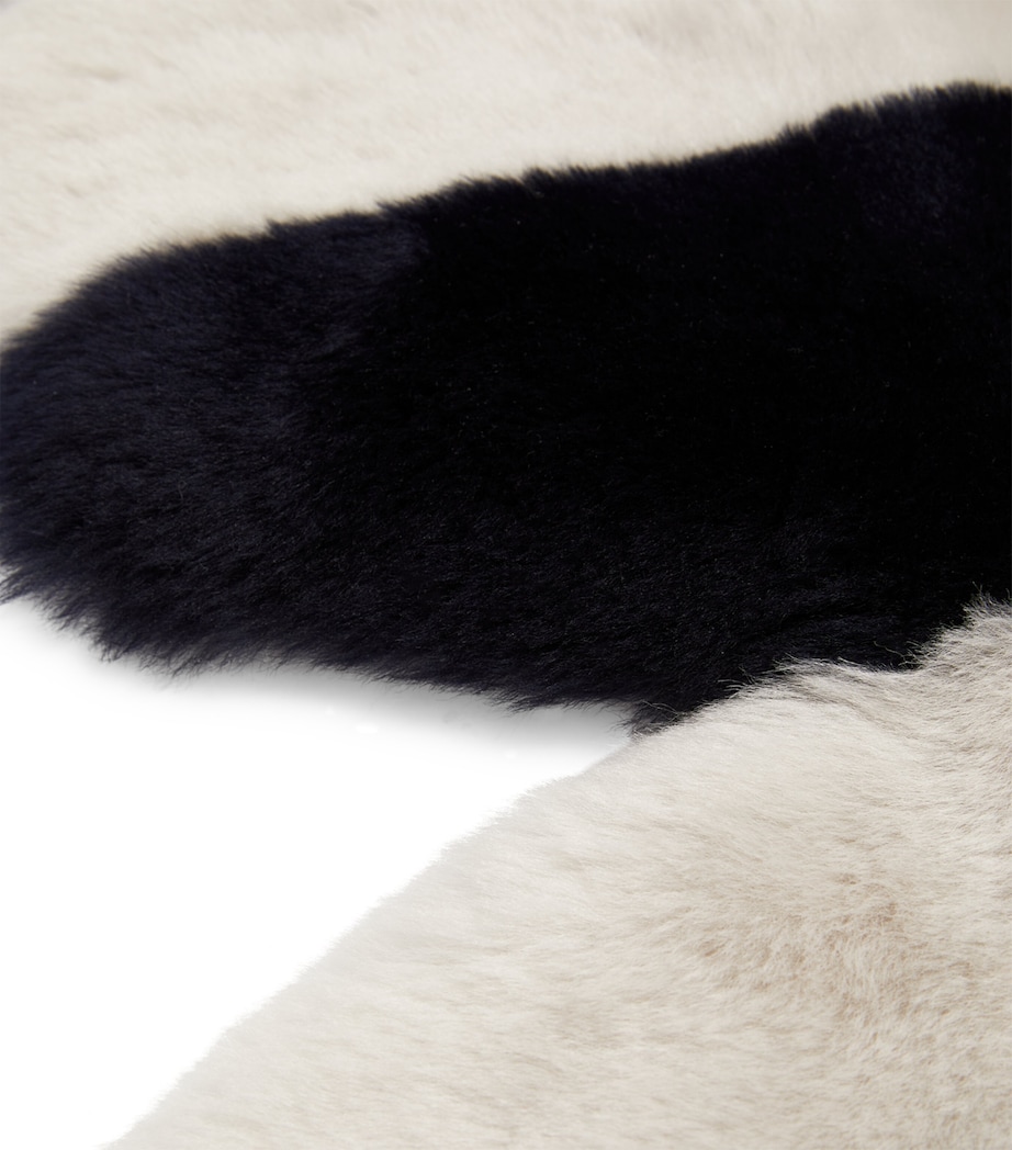 Sheepskin Striped Snuggler HALF MOON Image 3