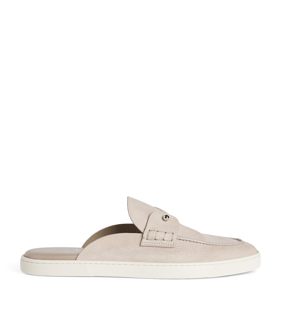 Christian Louboutin Chanme Calf Leather Boat Shoes Image 1