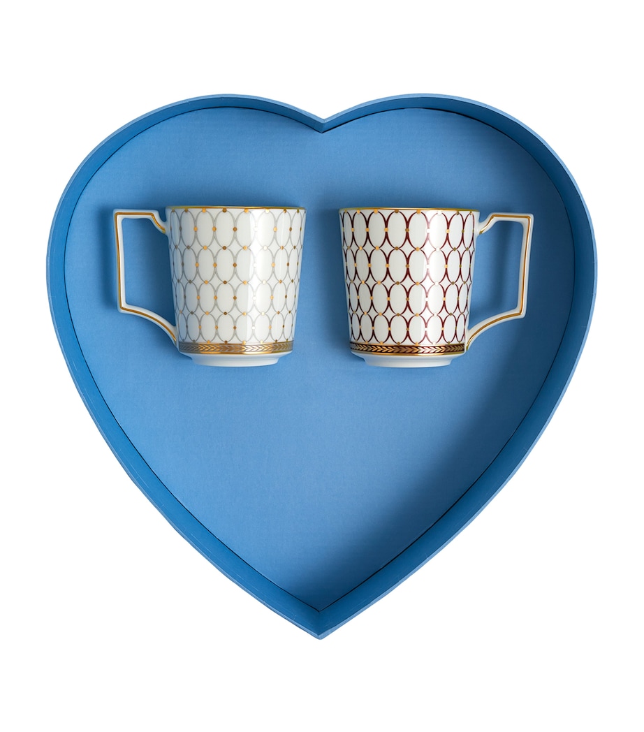 Renaissance Grey Mugs (Set of 2) MULTI Image 2