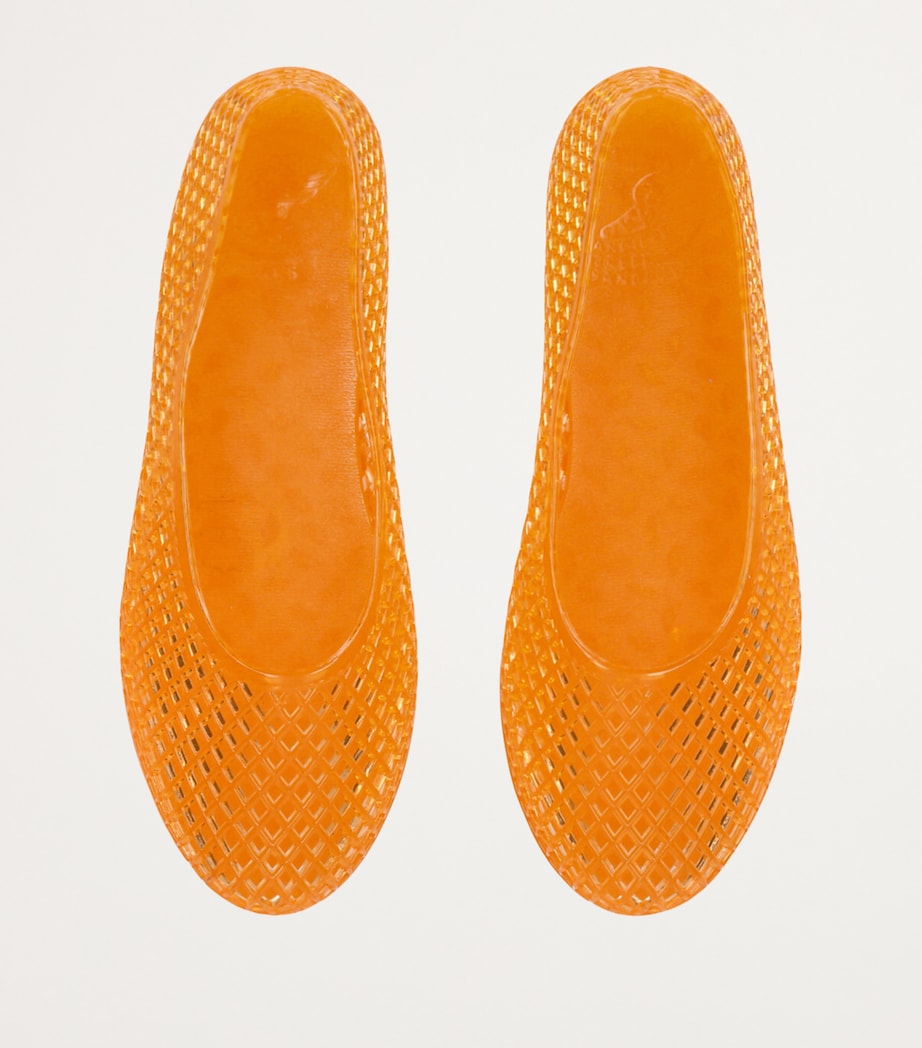Ancient Greek Sandals Jelly Iro Ballet Flats Orange Image 4