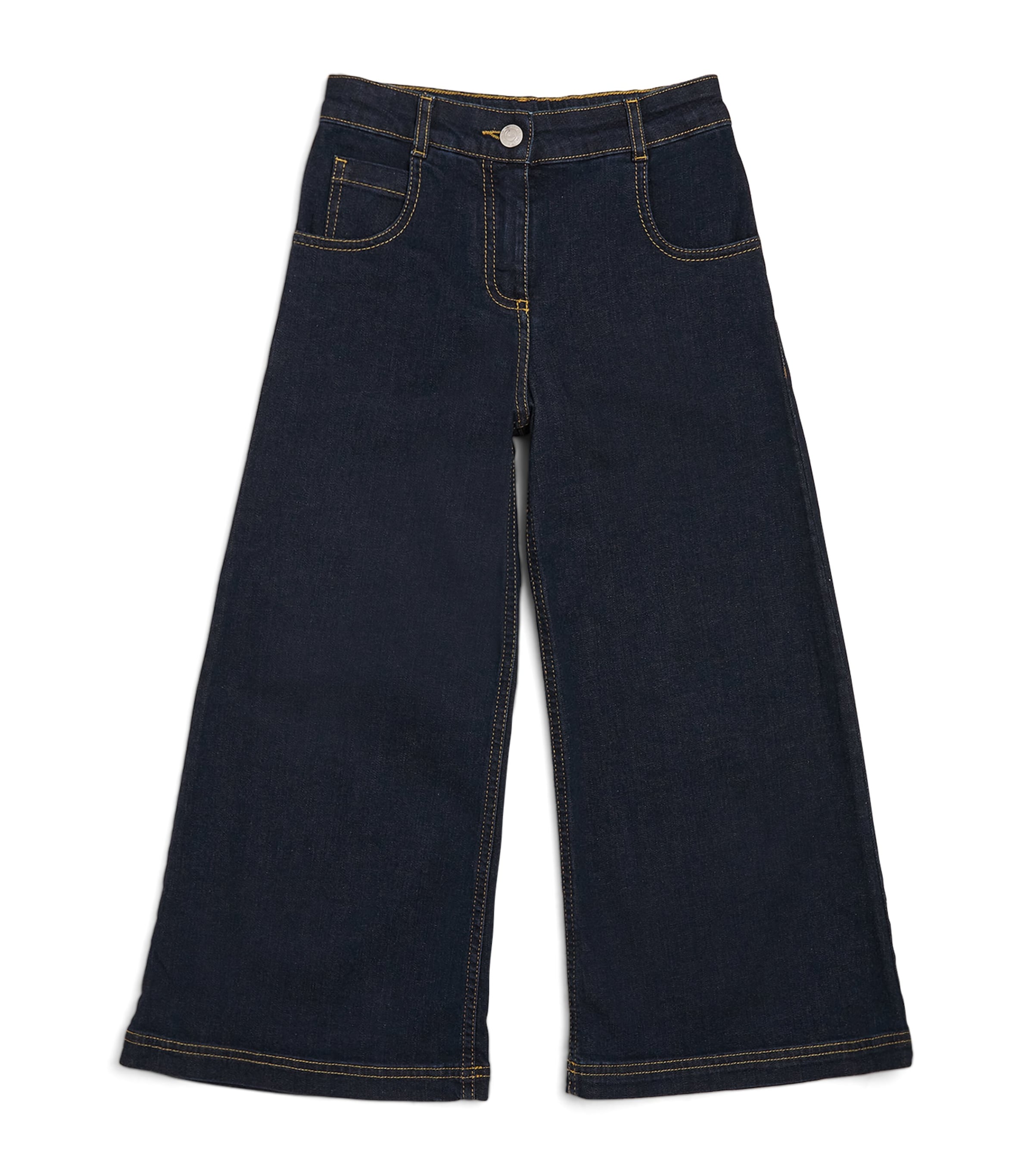 Shop Etro Bell-bottom Jeans In Navy