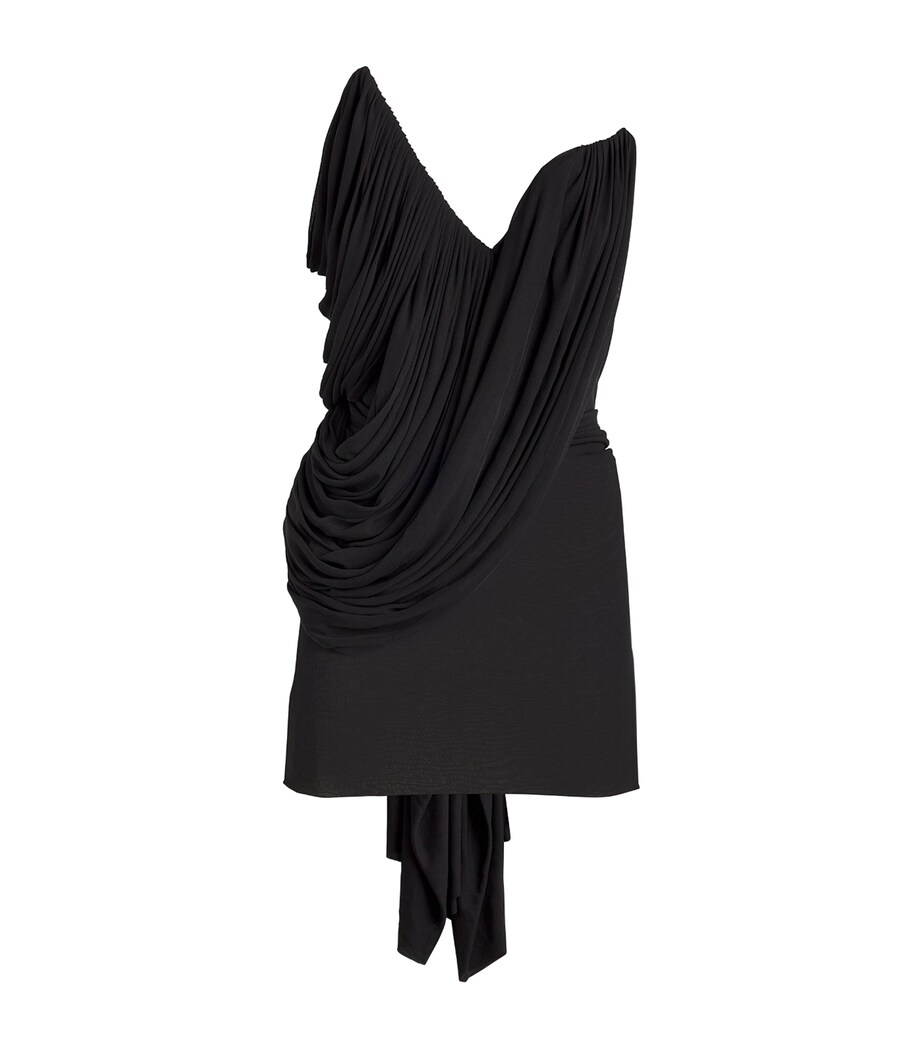 Amend Drape Mini Dress BLACK JERSEY Image 1