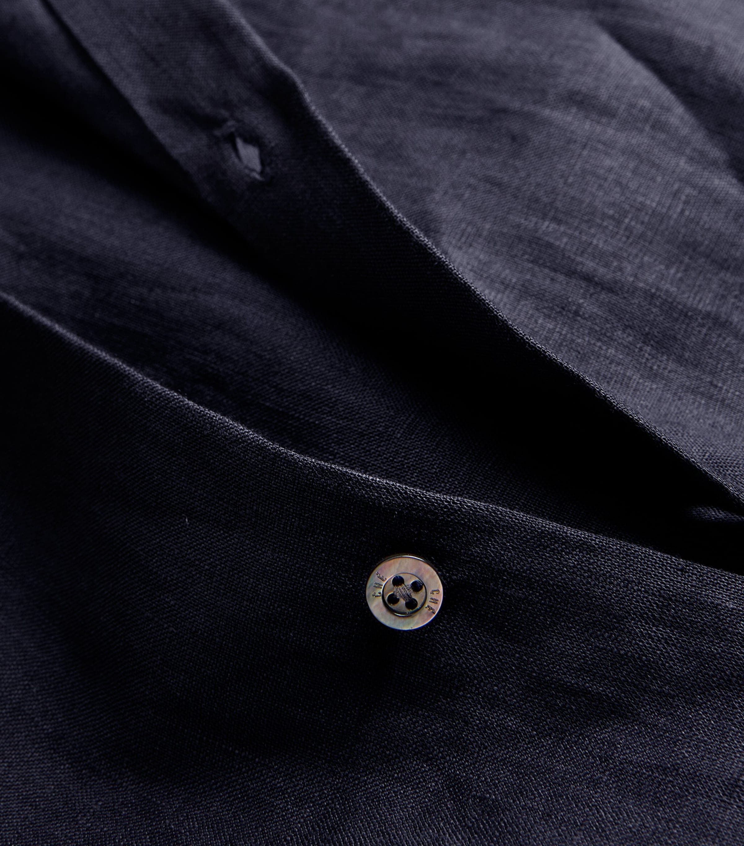 Linen Shirt NAVY- 12 Image 5