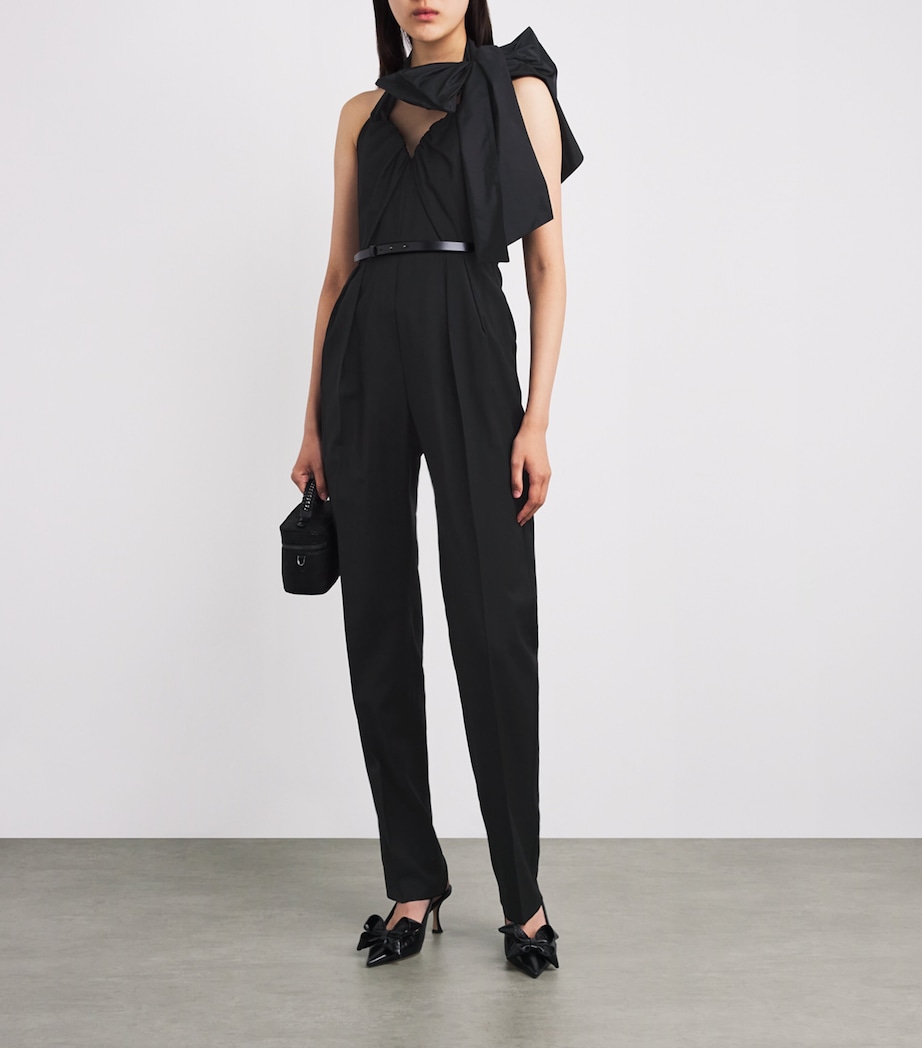 Virgin Wool Jumpsuit BLACK Image 2