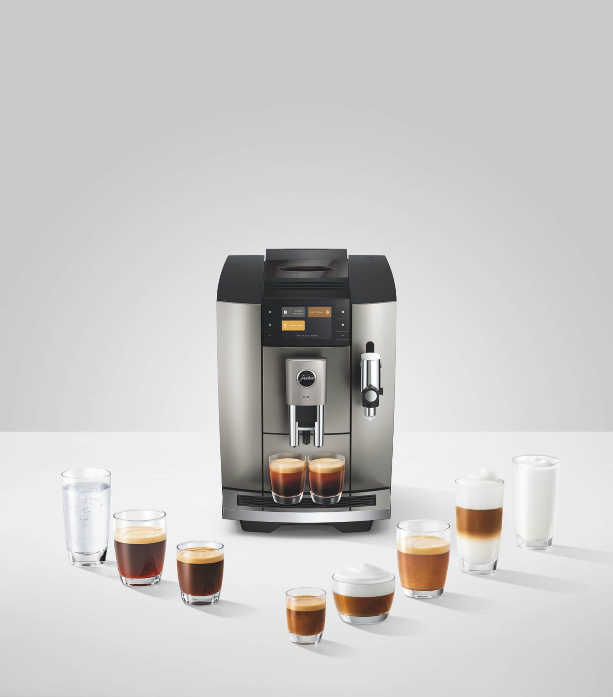 Jura E8 Coffee Machine Silver Image 6