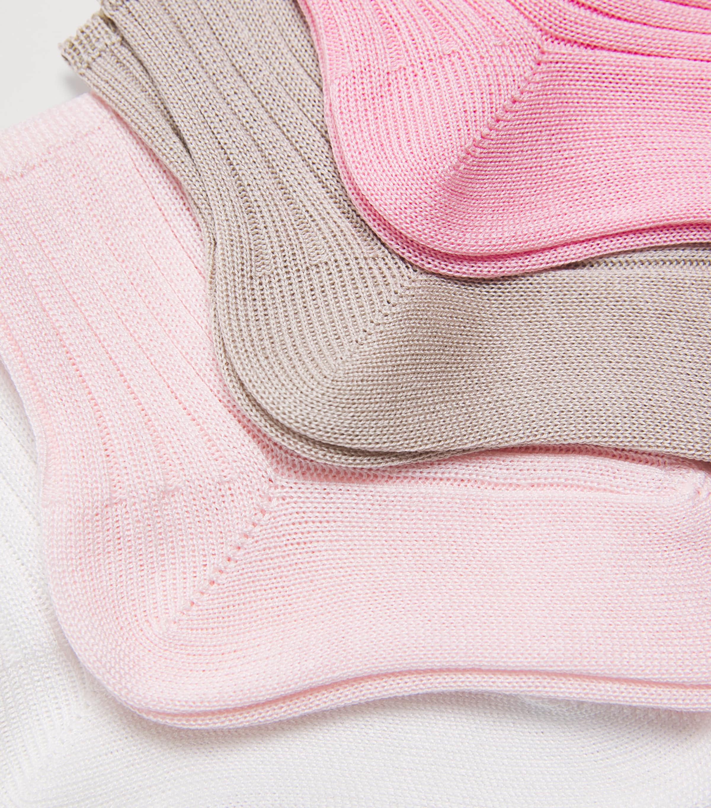 Set of 7 Cotton Ribbed Socks (3-9 Months) YAMYAM Image 2