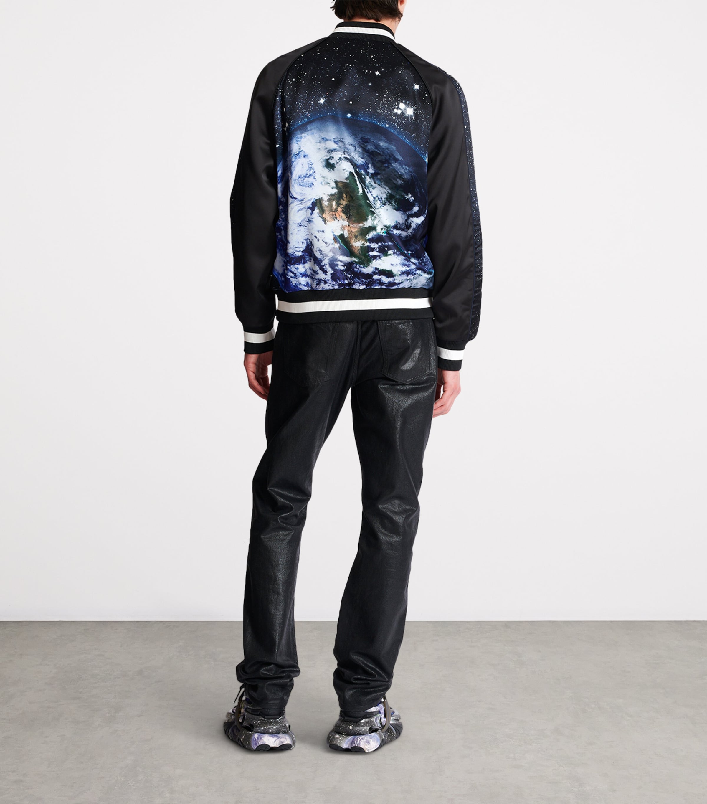 Printed Bomber Jacket EAH NOIR/MULTICO Image 3