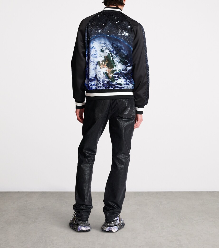 Printed Bomber Jacket EAH NOIR/MULTICO Image 3