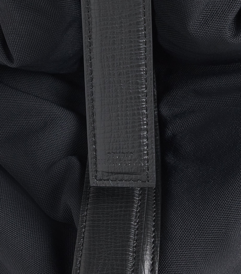 Studio Nicholson Large Nylon Airport Shoulder Bag Black Image 5
