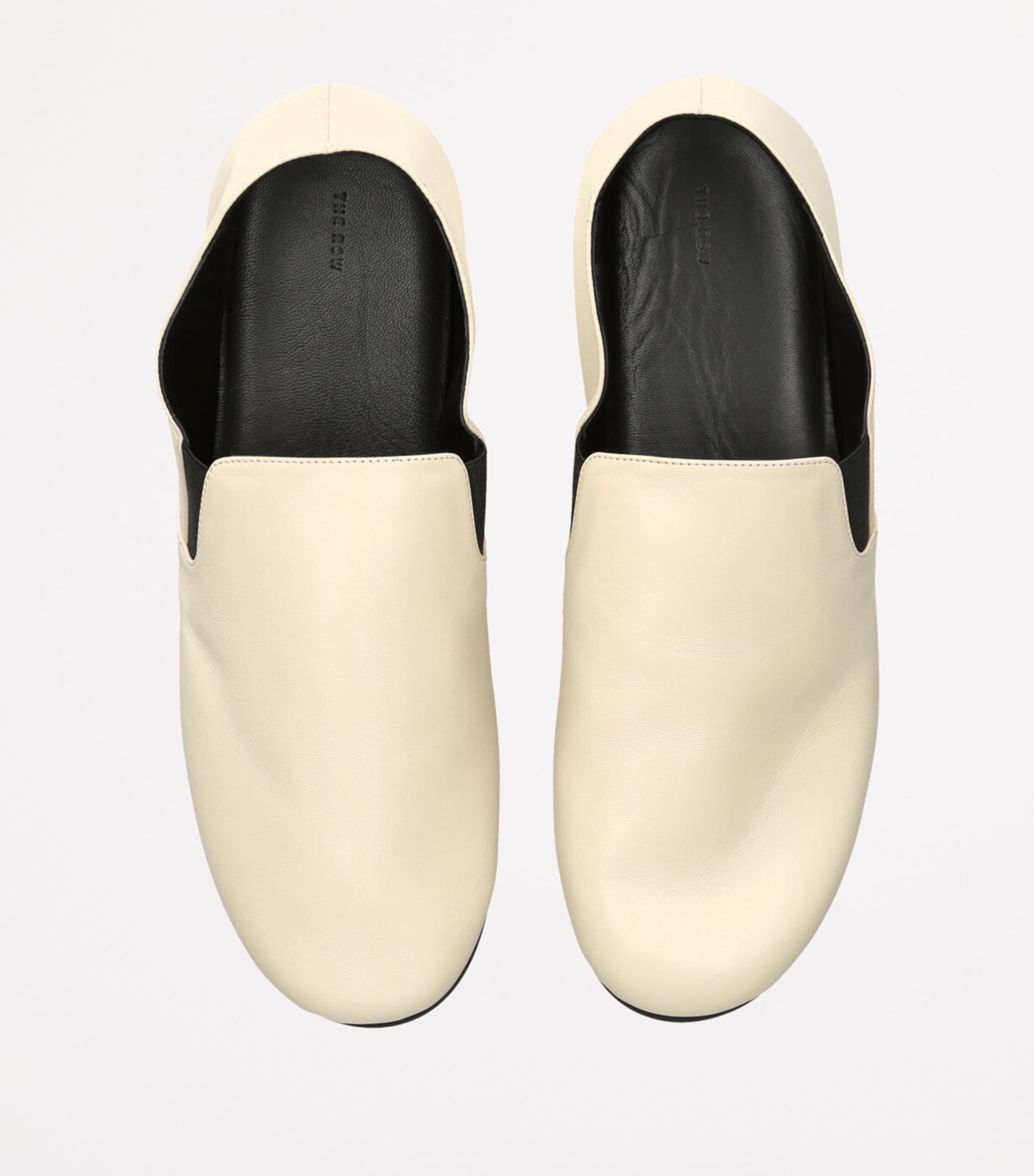 Vincit Leather Slip-On Loafers BONE Image 4