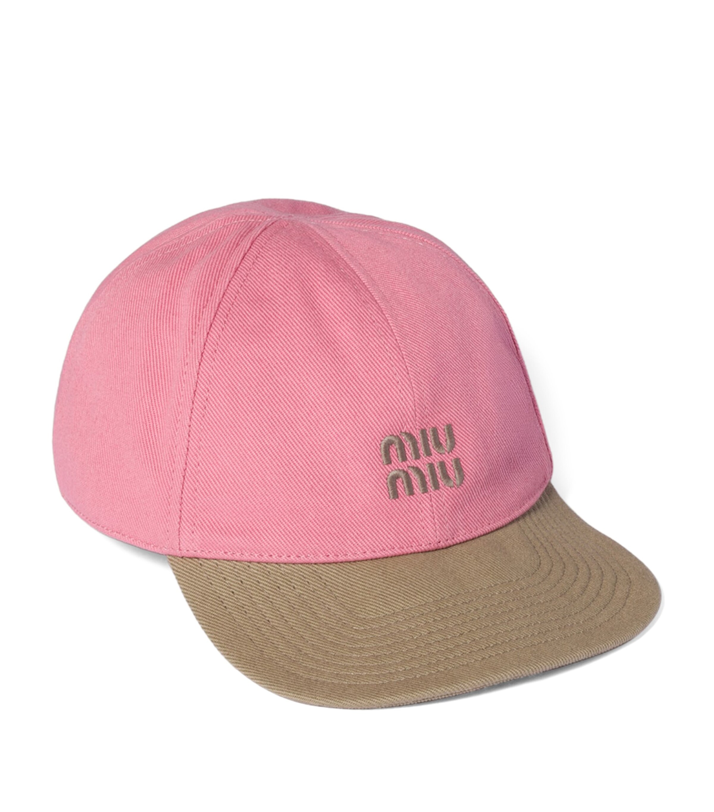Miu Miu Cotton Logo Baseball Cap Image 1