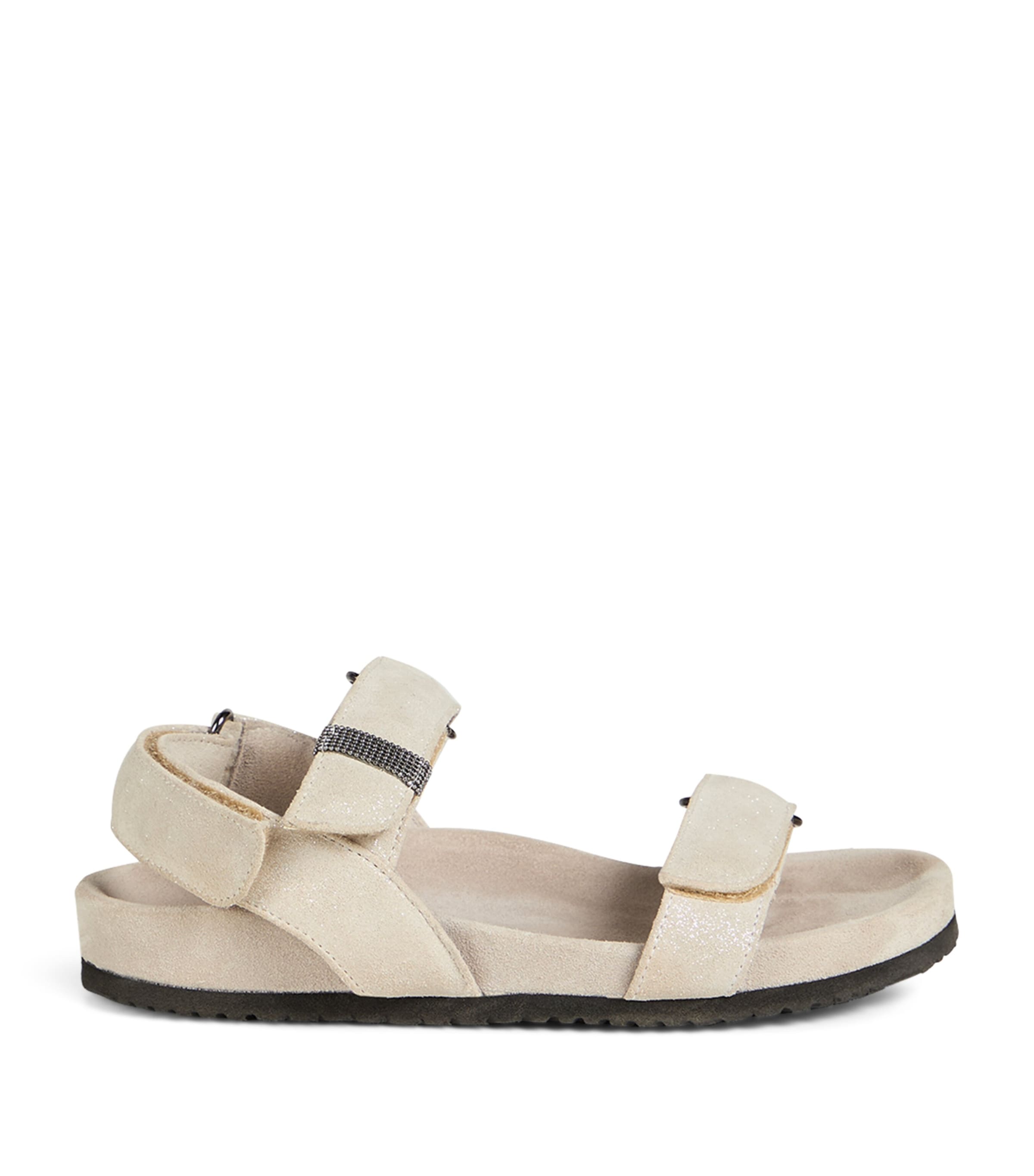 Brunello Cucinelli Kids Suede Sandals Image 1