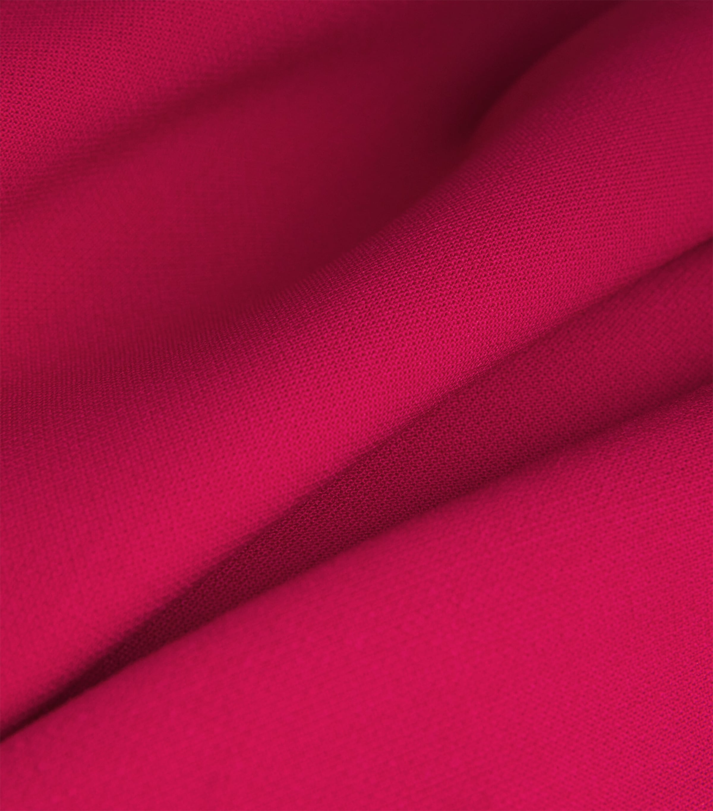 Stretch-Virgin Wool Draped Midi Dress 039 CLARET Image 5