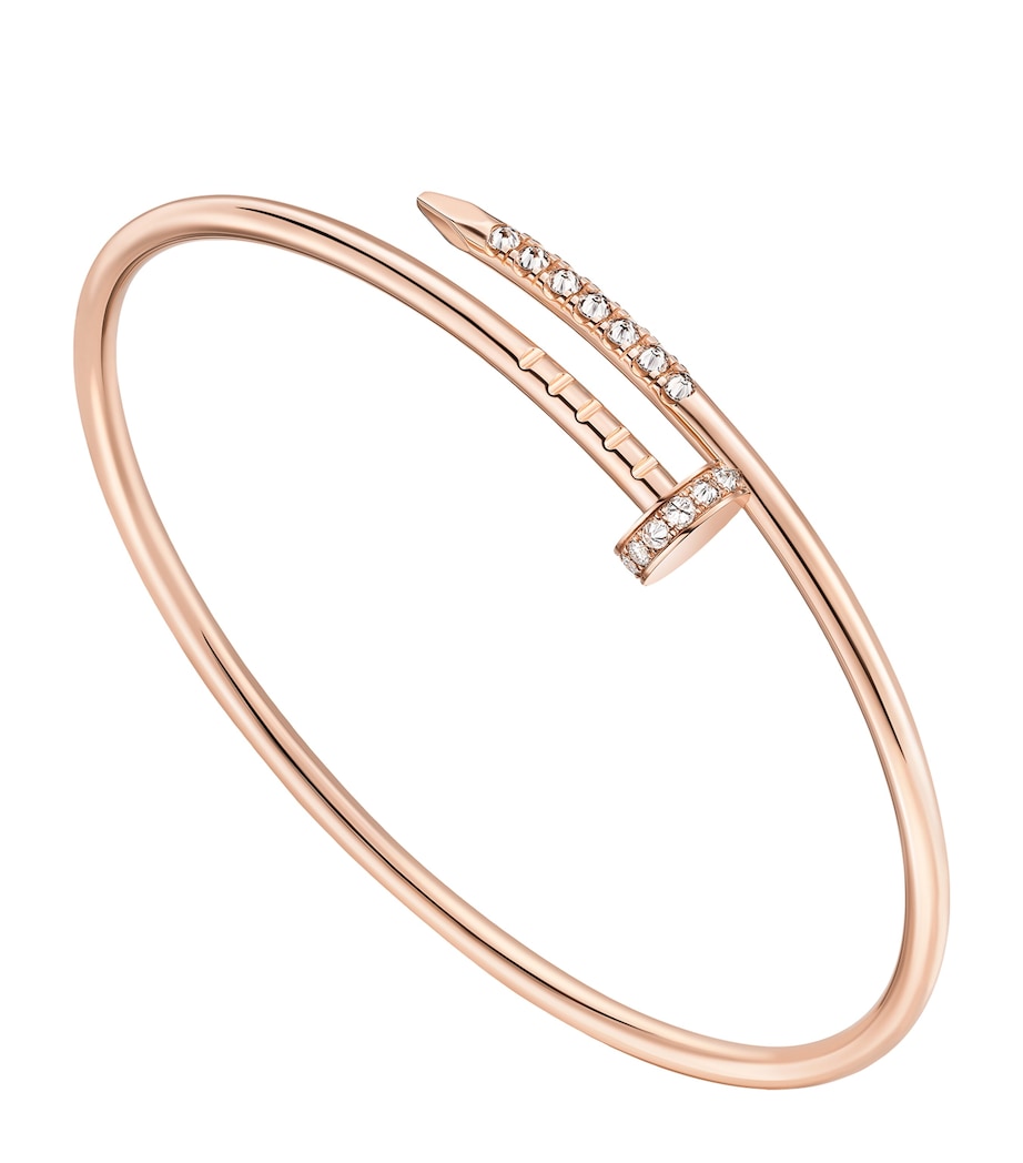 Small Rose Gold and Diamond Juste Un Clou Bracelet ROSE GOLD Image 1