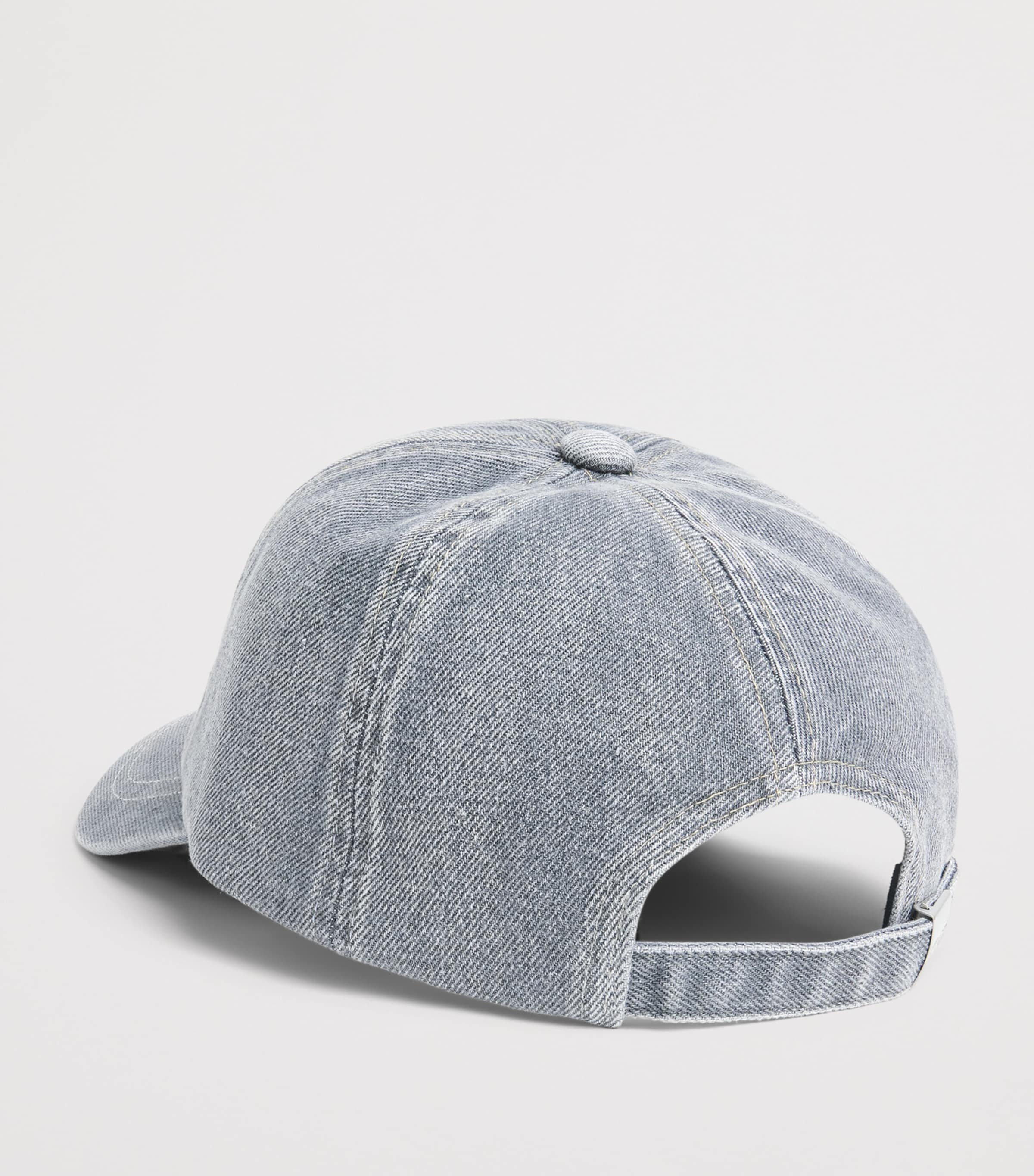 NN.07 Denim Baseball Cap Grey Denim Image 3