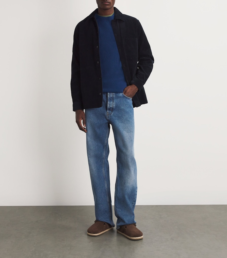 Lambswool Crew-Neck Jumper NAVAL BLUE Image 2