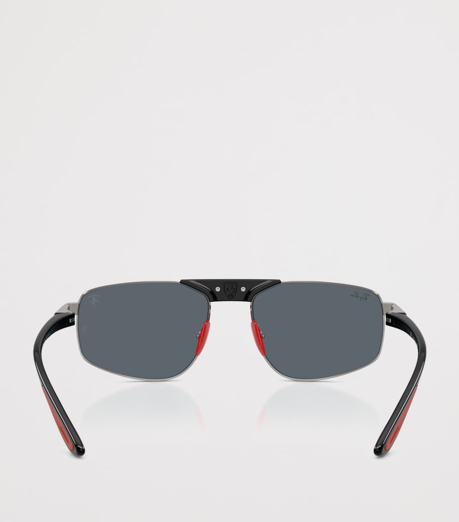 x Scuderia Ferrari RB3776M Irregular Sunglasses F001R5 Image 4
