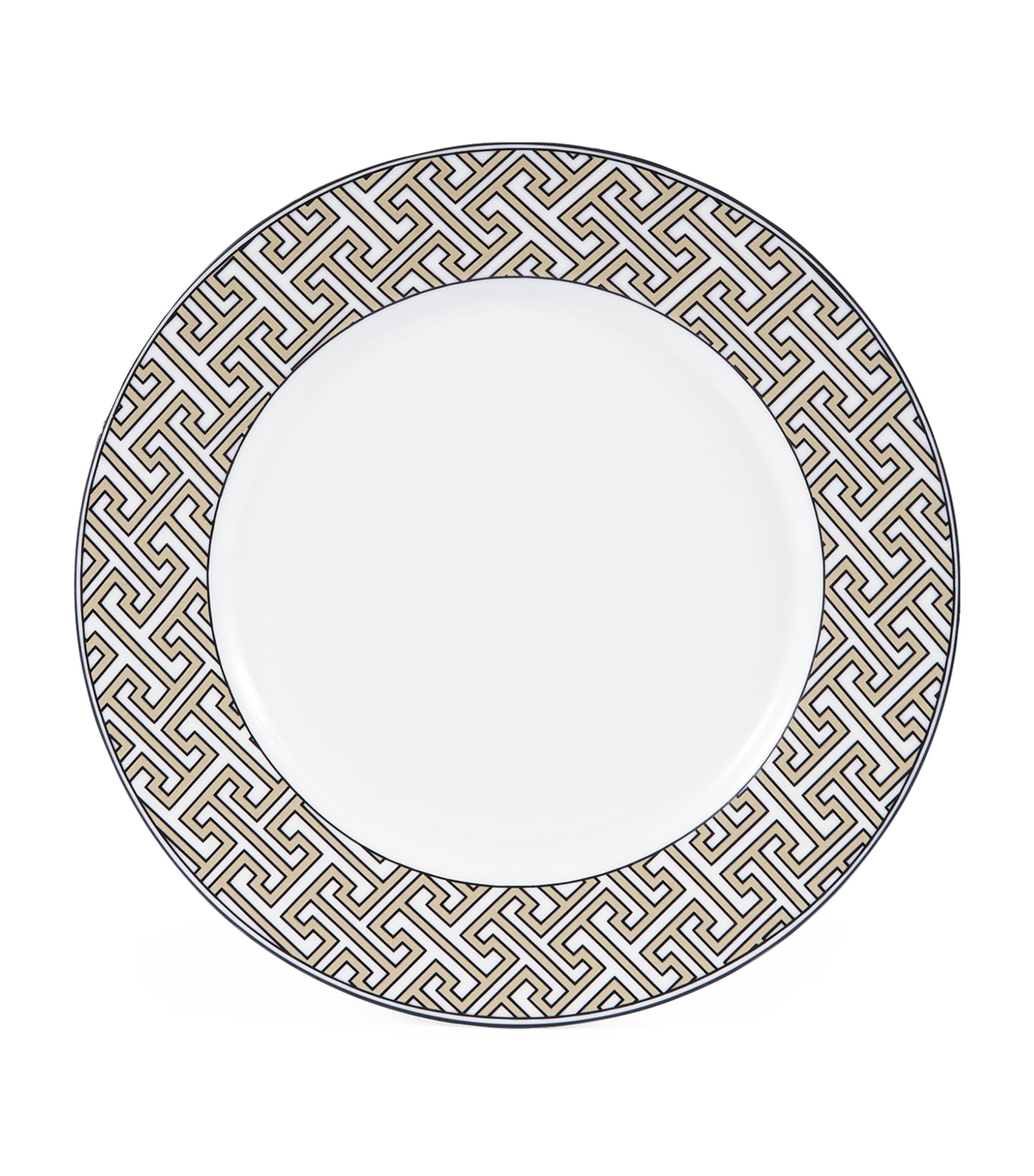 O.w.london O. W.london Set Of 2 Maze Dessert Plates In Beige
