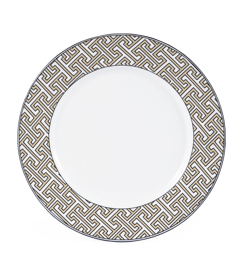 Set of 2 Maze Dessert Plates (21cm) TRUFFLE Image 1