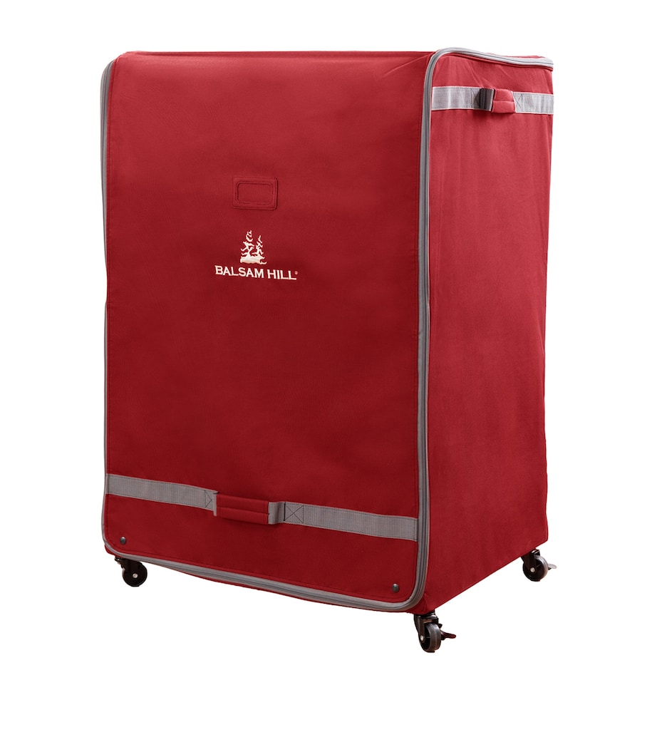 Rolling Ornament Storage Chest (150 Piece) RED Image 1