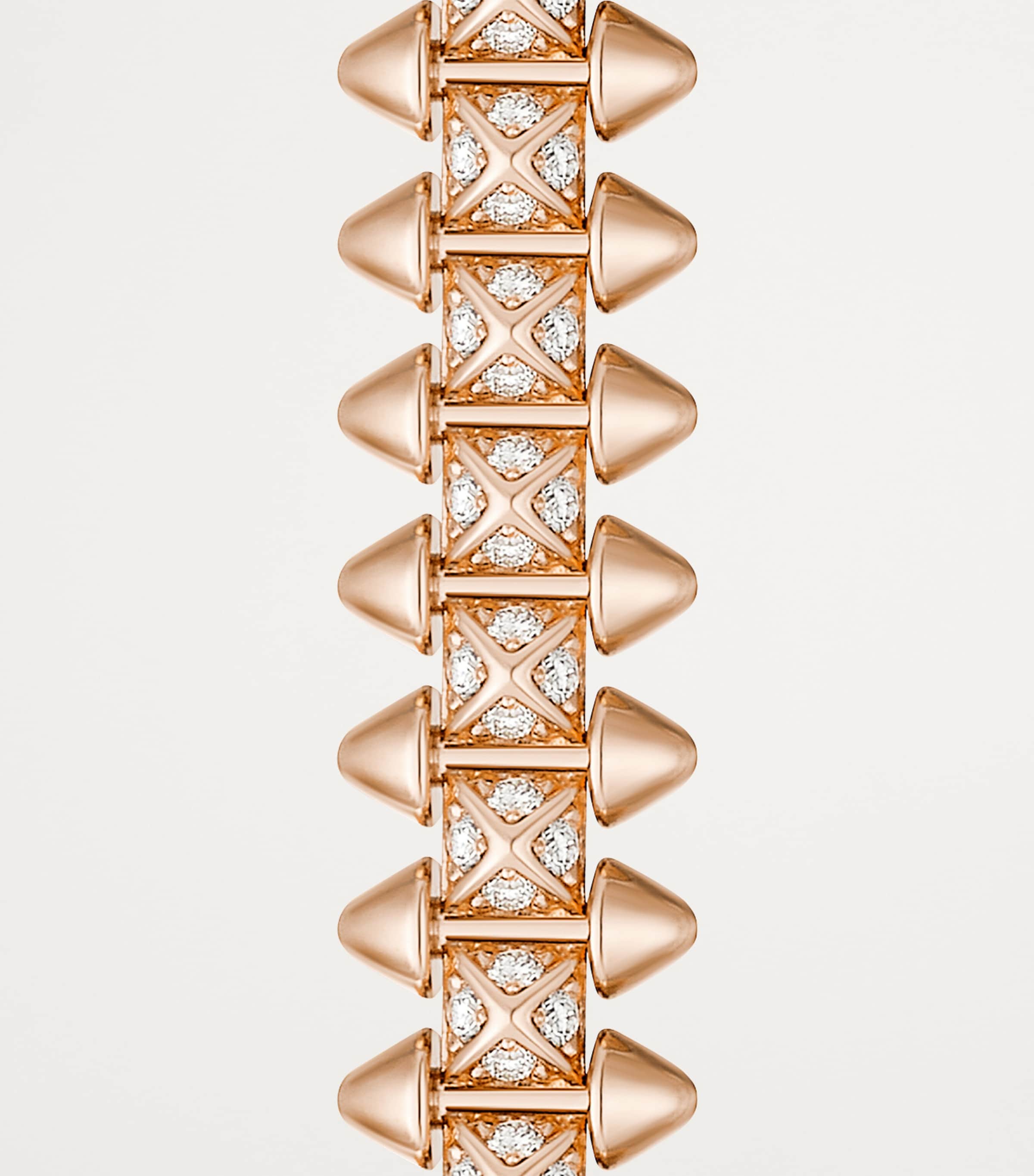 Rose Gold and Diamond Clash de Cartier Bracelet ROSE GOLD Image 6
