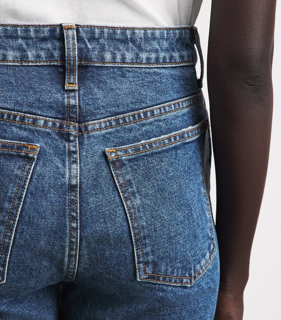 Khaite Womens Abigail Cropped High-Rise Jeans Boone Image 3