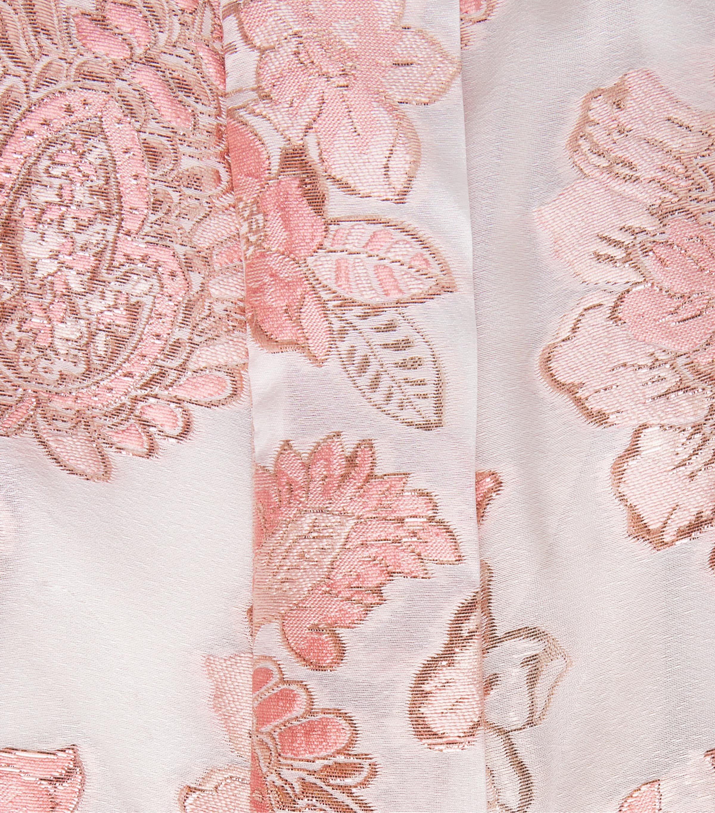Alice+Olivia Womens Floral Jacquard Henrietta Maxi Dress English Rose Image 6