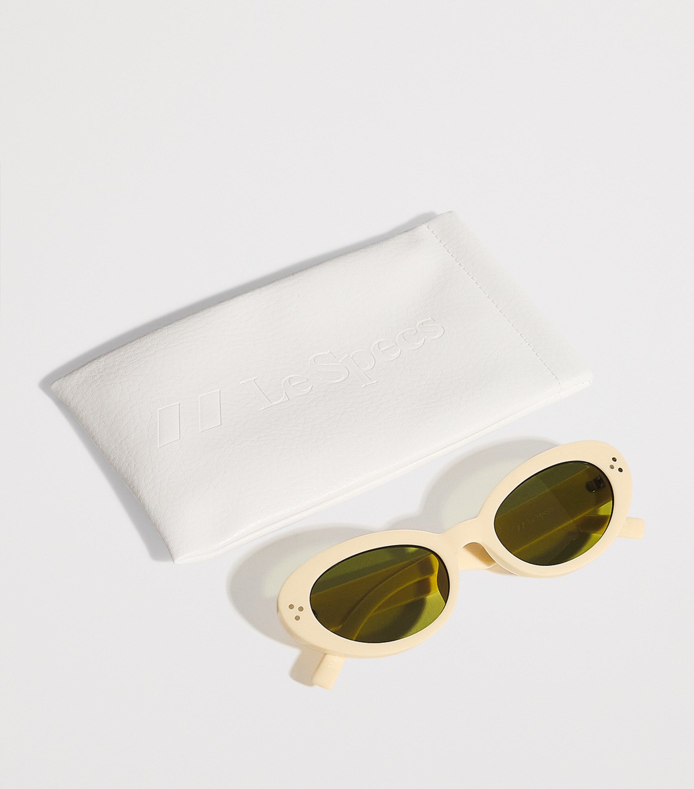 Acetate Tootsie Sunglasses OFF WHITE Image 4
