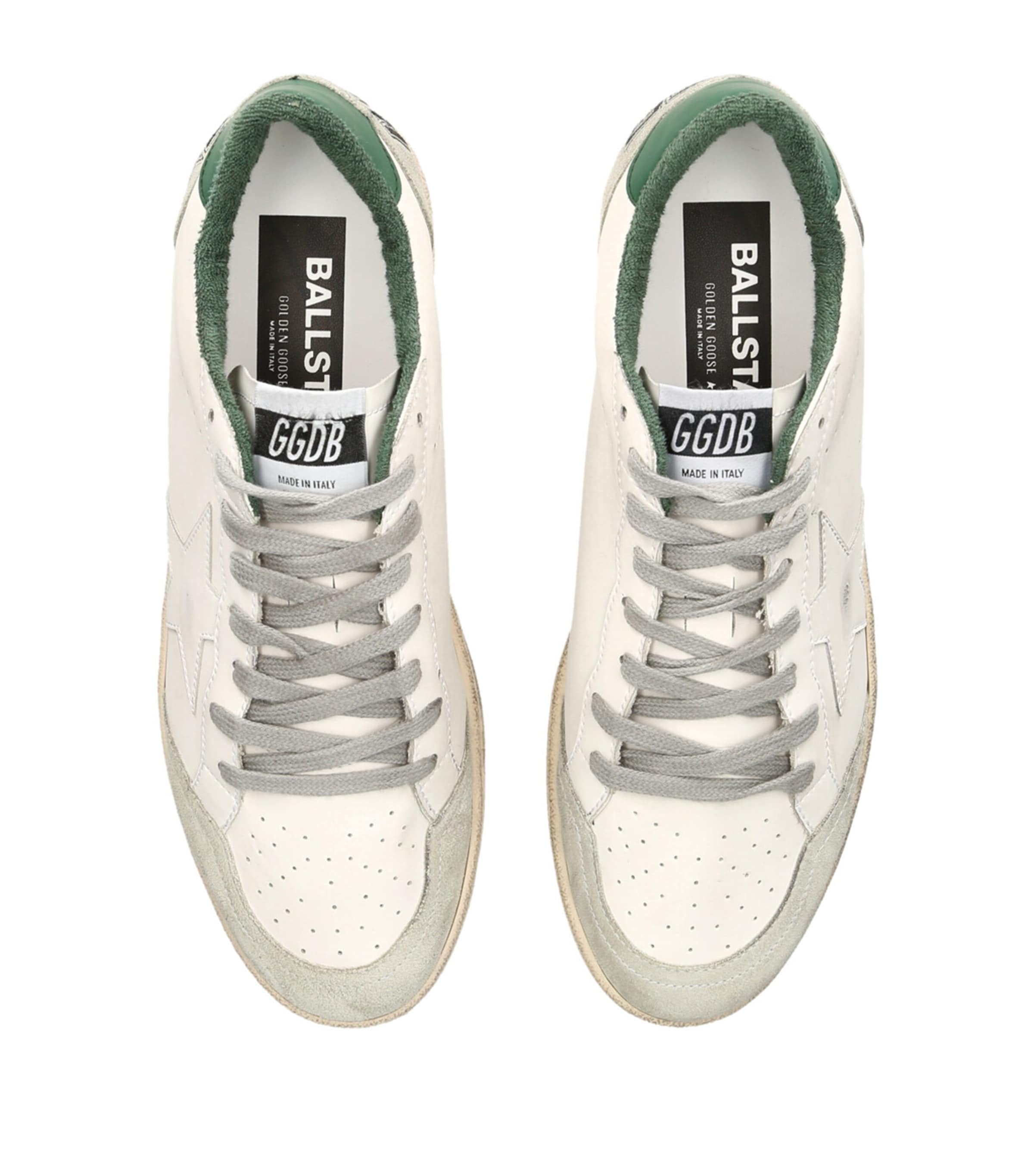 Leather Ball Star Sneakers GREEN OTH Image 4