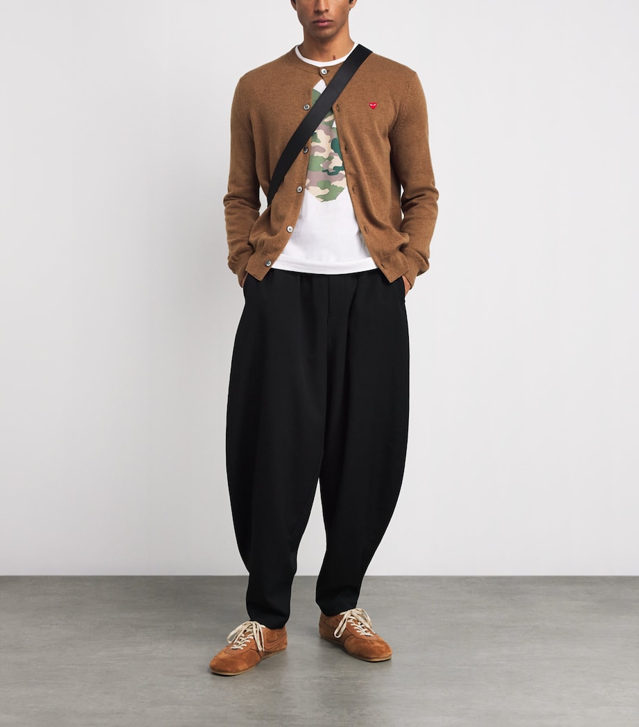 Camouflage Large Heart Logo T-Shirt 1 - WHITE Image 2