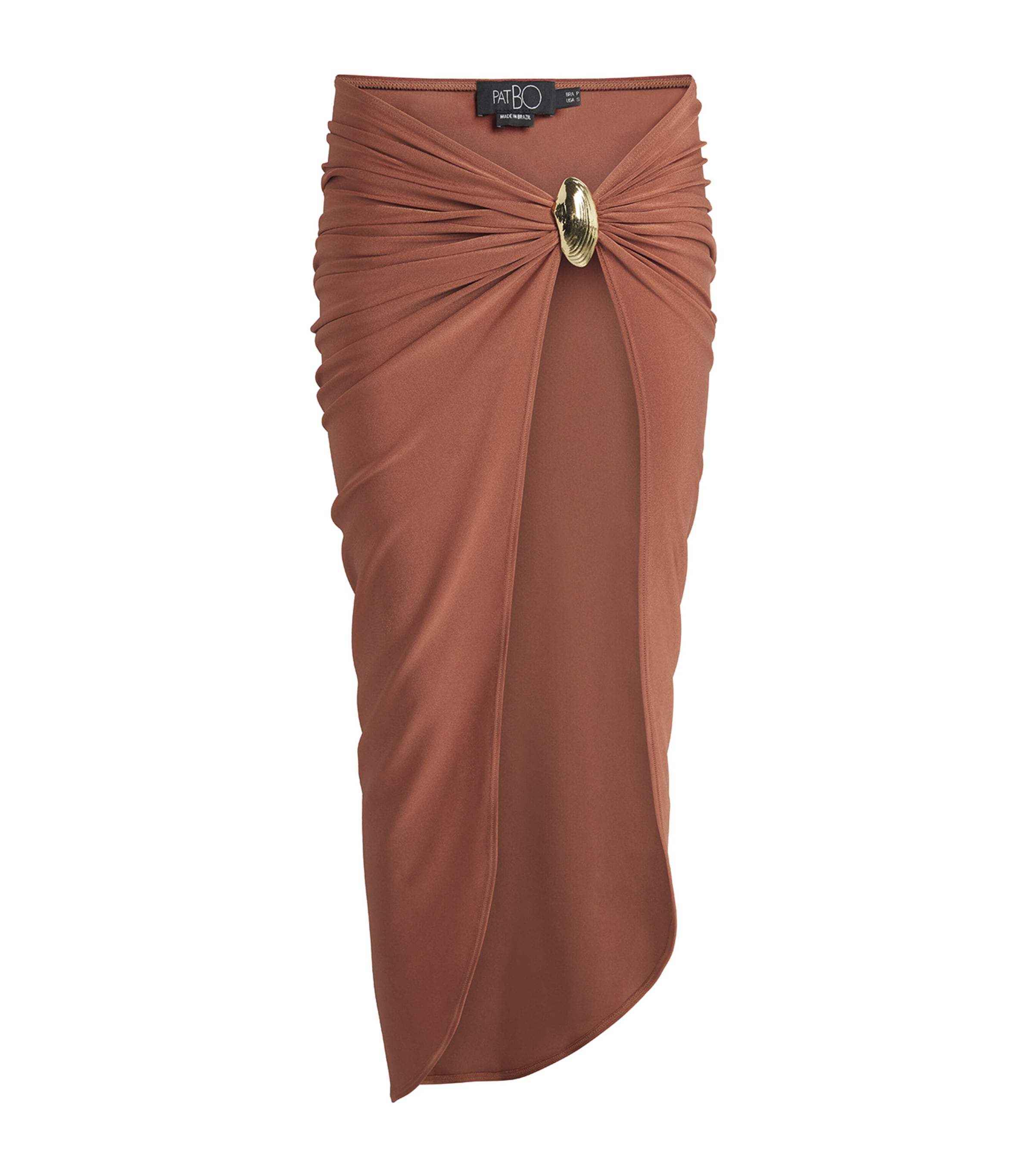 Golden Dune Maxi Beach Skirt COPPER Image 1