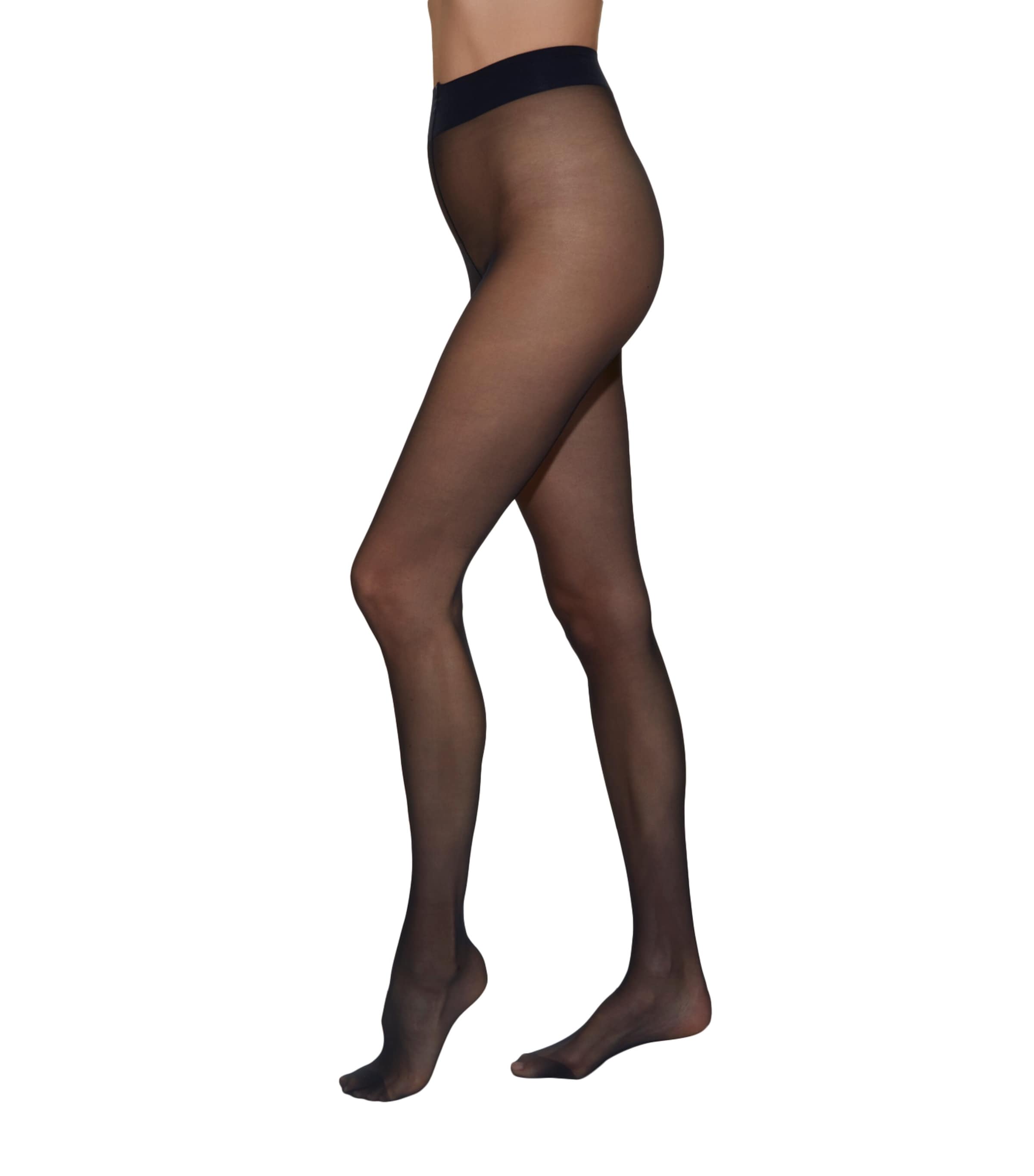 Falke Womens Matte Deluxe 20 Tights Marine Image 4